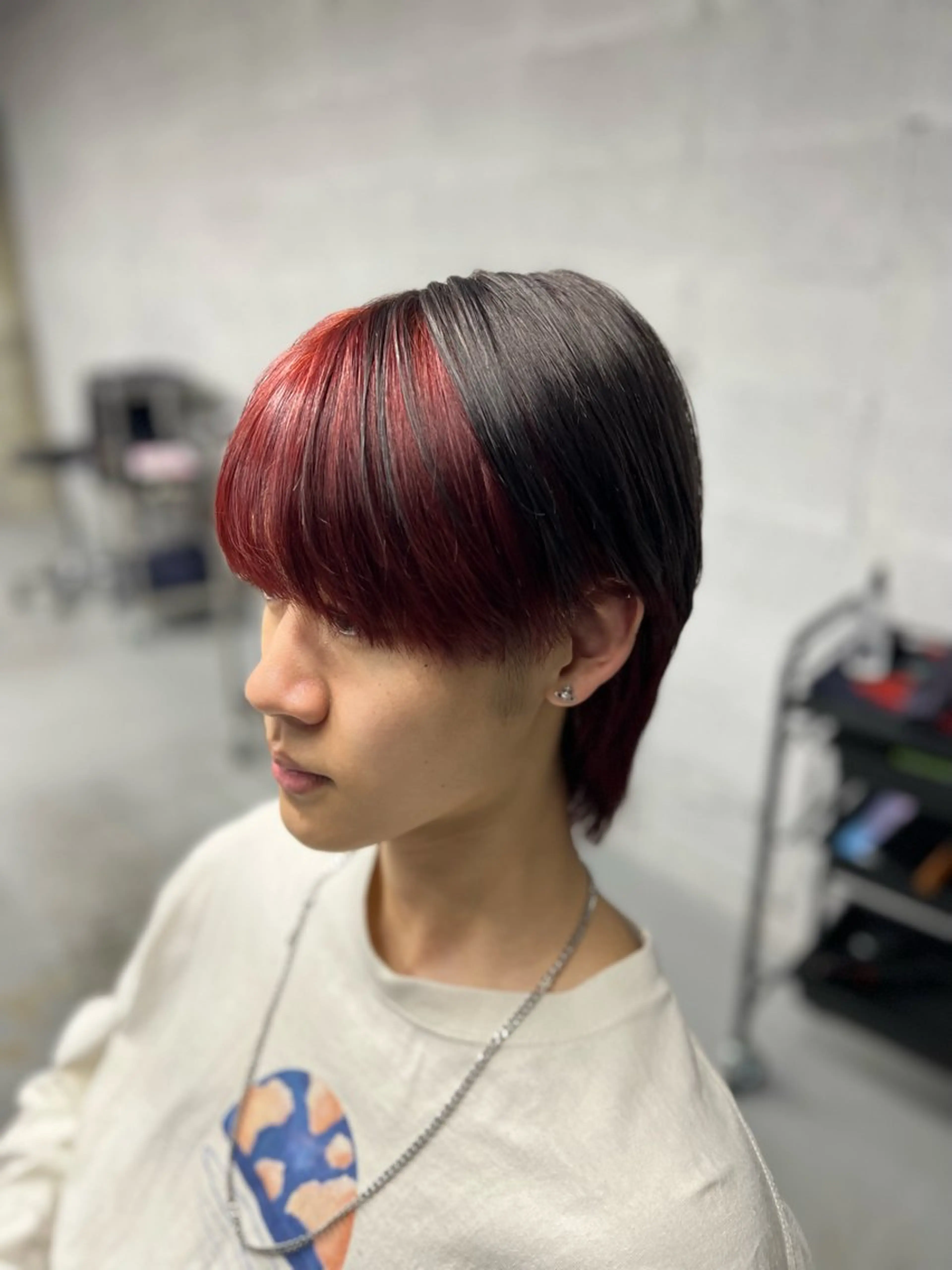 ショート カラー メンズ 札幌パーマ 髪質改善/後藤海音のヘアスタイル