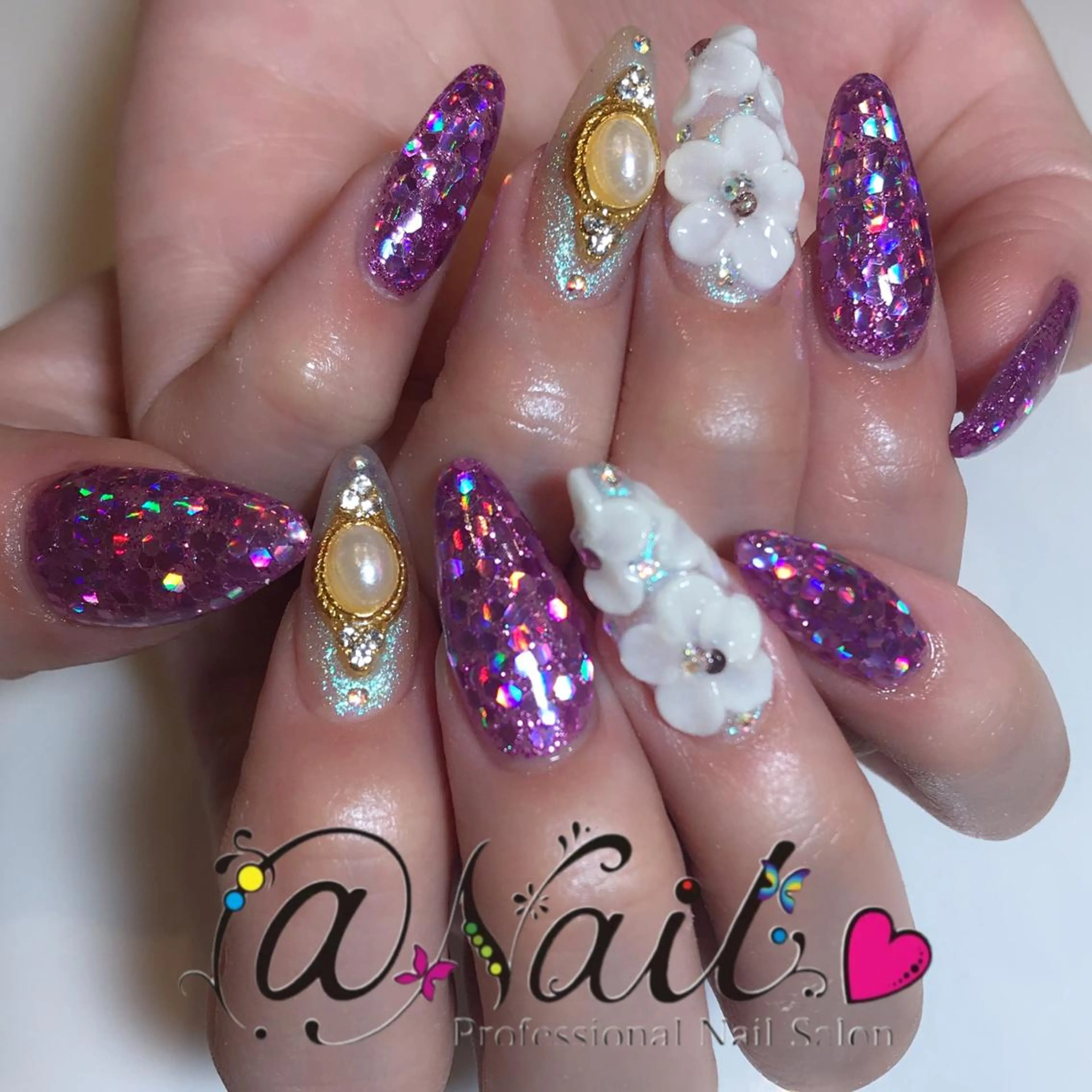 ネイル 小尾 栞のネイルデザイン