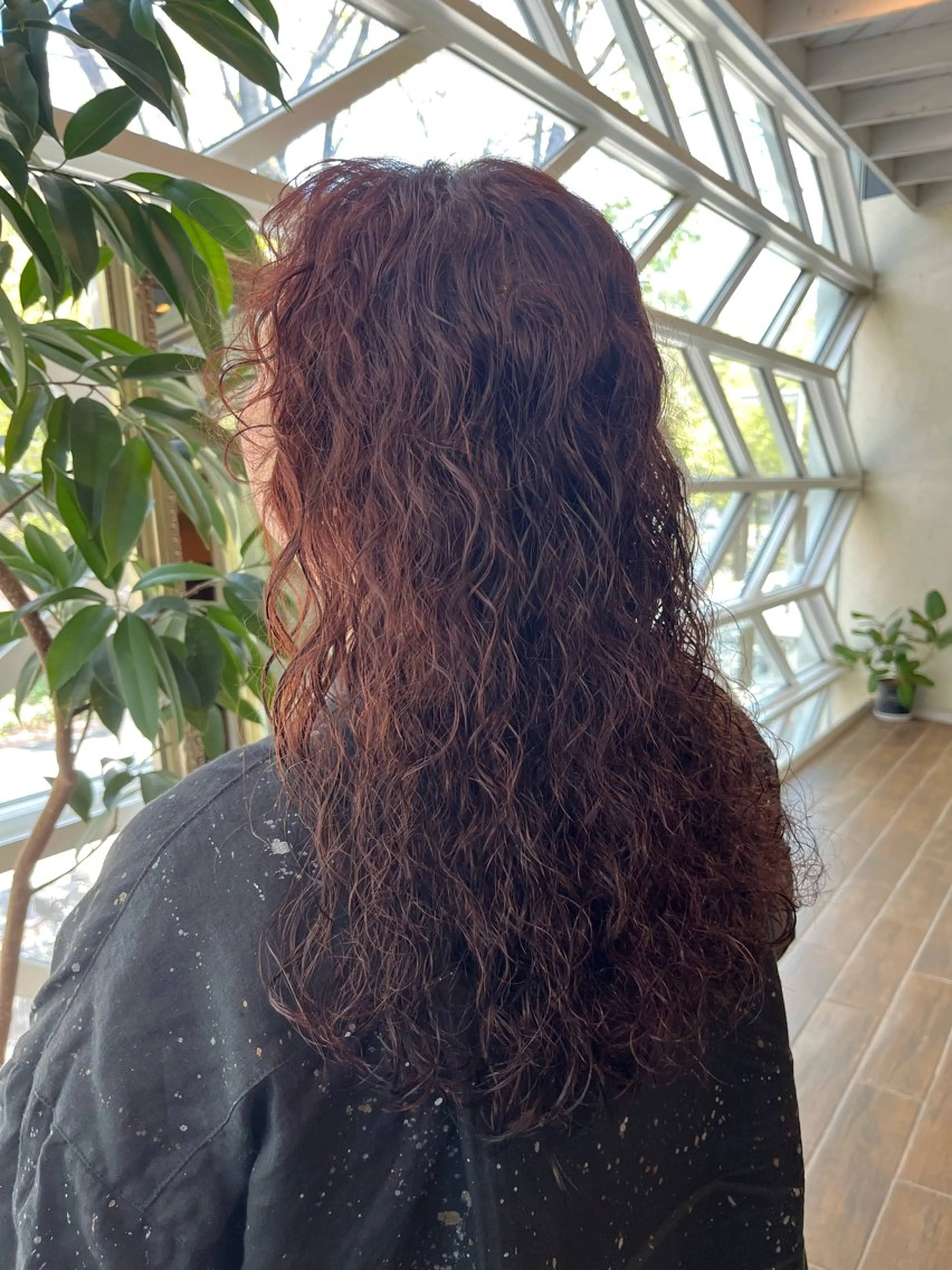 ロング パーマ そね こまちのヘアスタイル