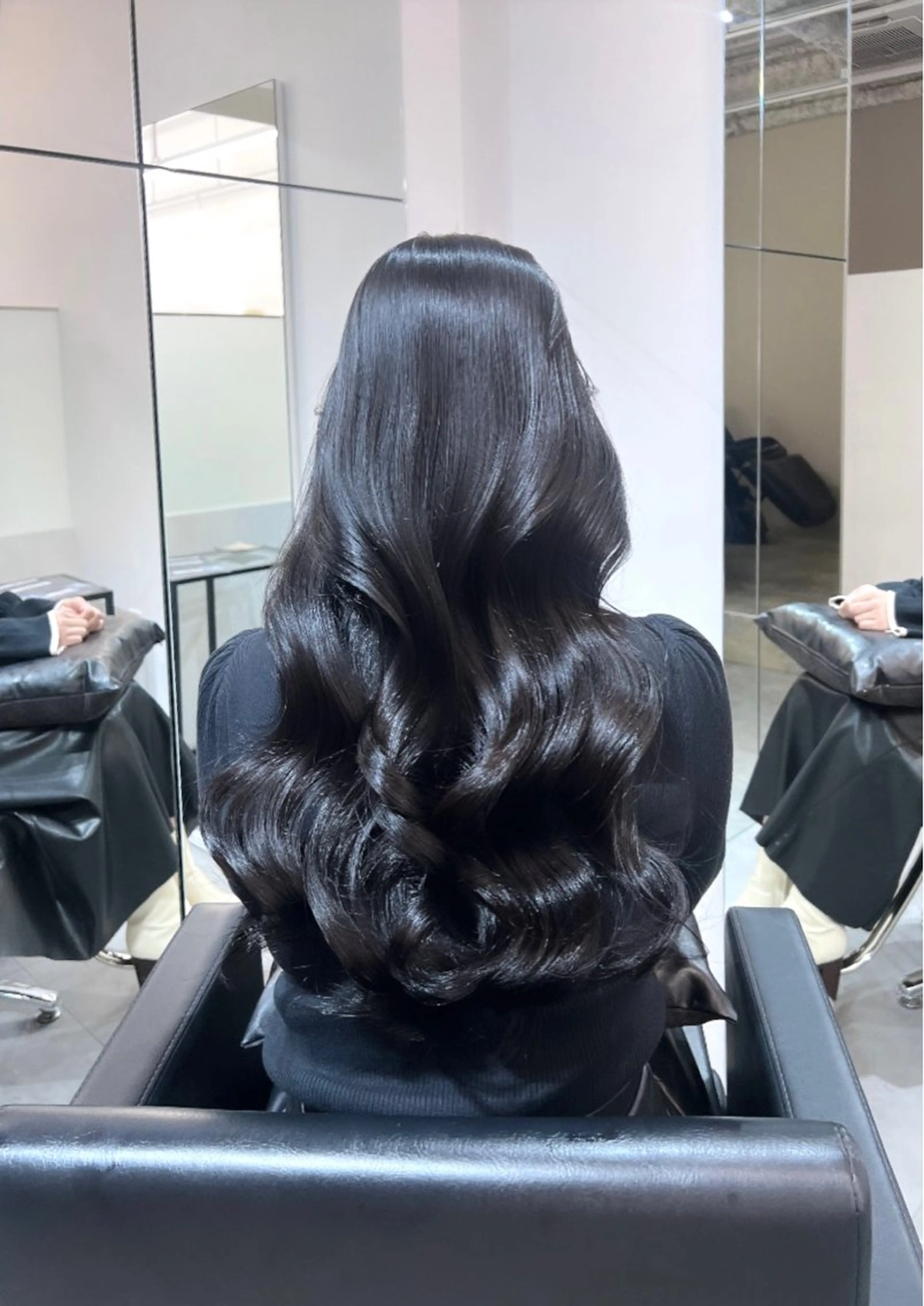 ロング カラー ヘアアレンジ ヘアカラー トリートメント 髪質改善/ 艶カラー【心斎橋】のヘアスタイル