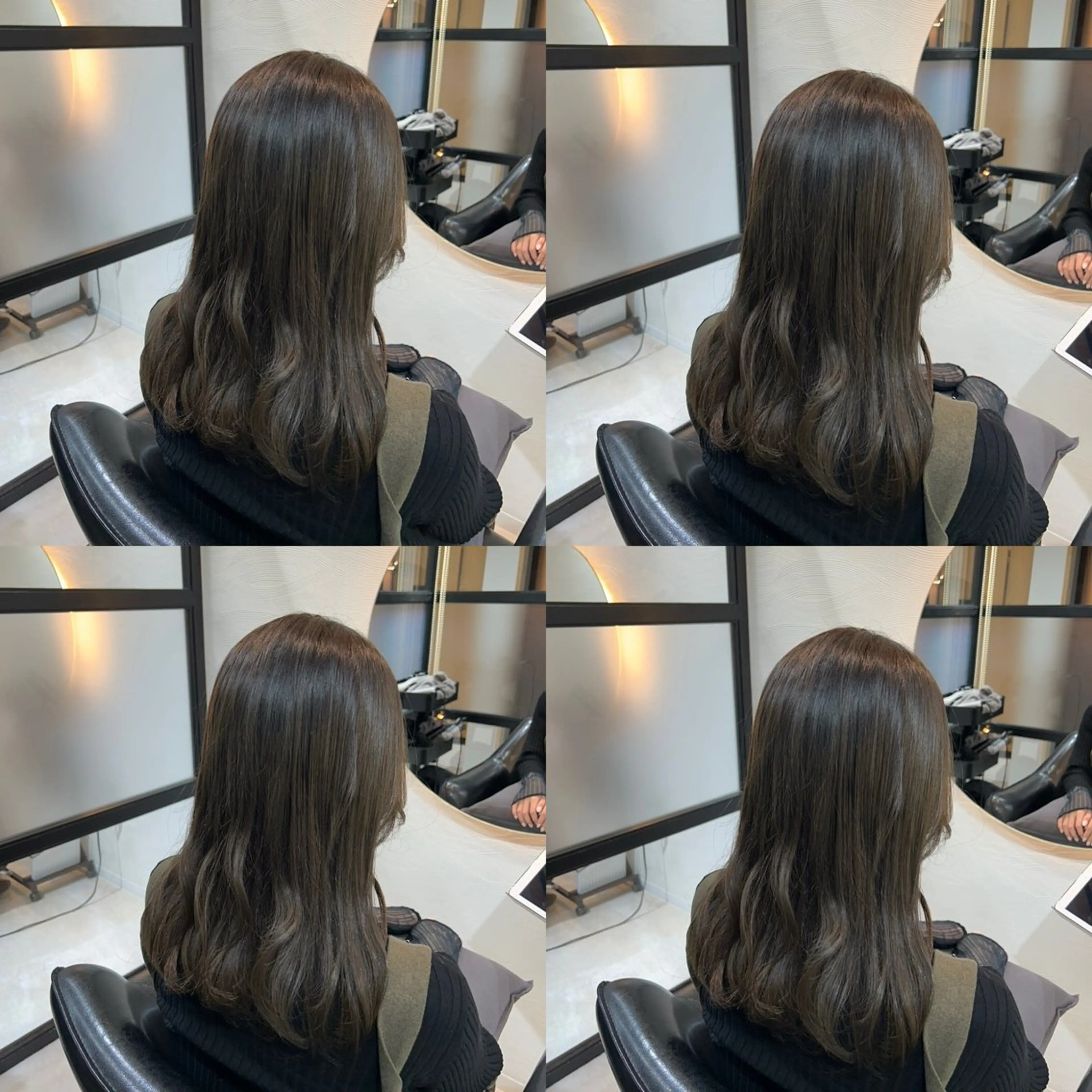 セミロング カラー カット ヘアカラー トリートメント 🤍透明感/韓国風 🤍サクラギヒトミのヘアスタイル