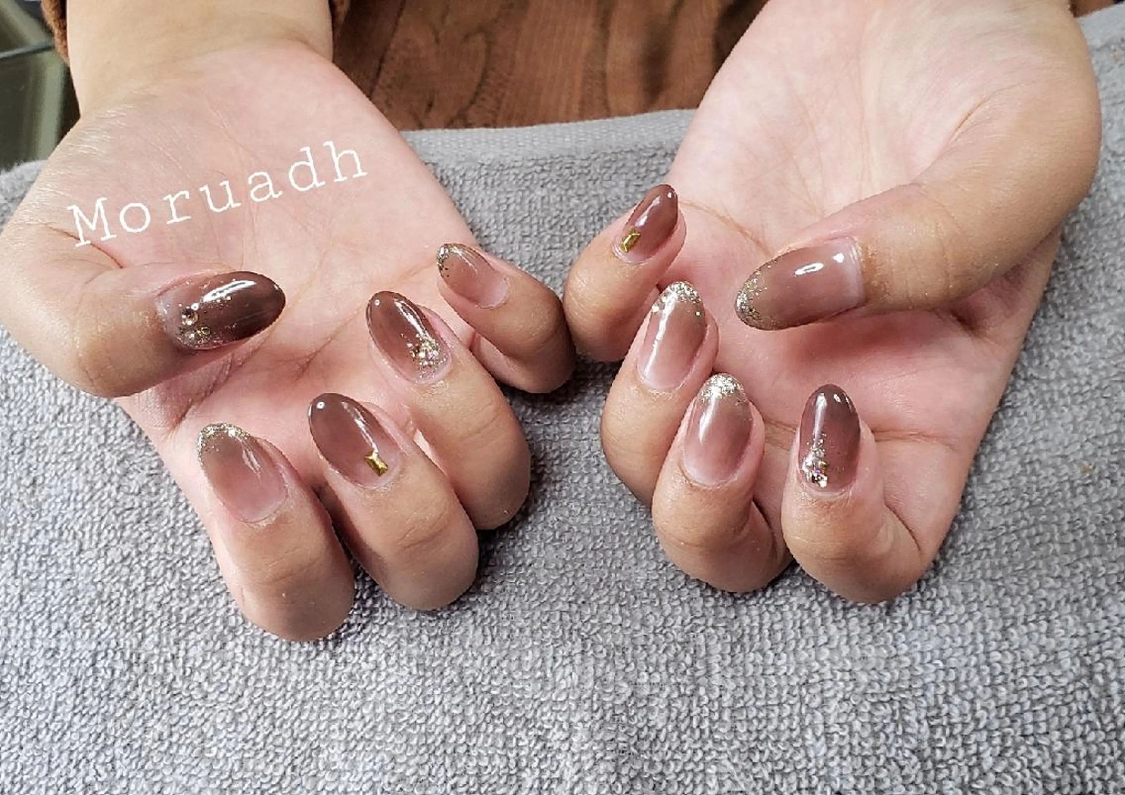 ❇️シンプルネイルコース(ワンカラーorグラデーション＋アート2本)5500円→4500円の写真