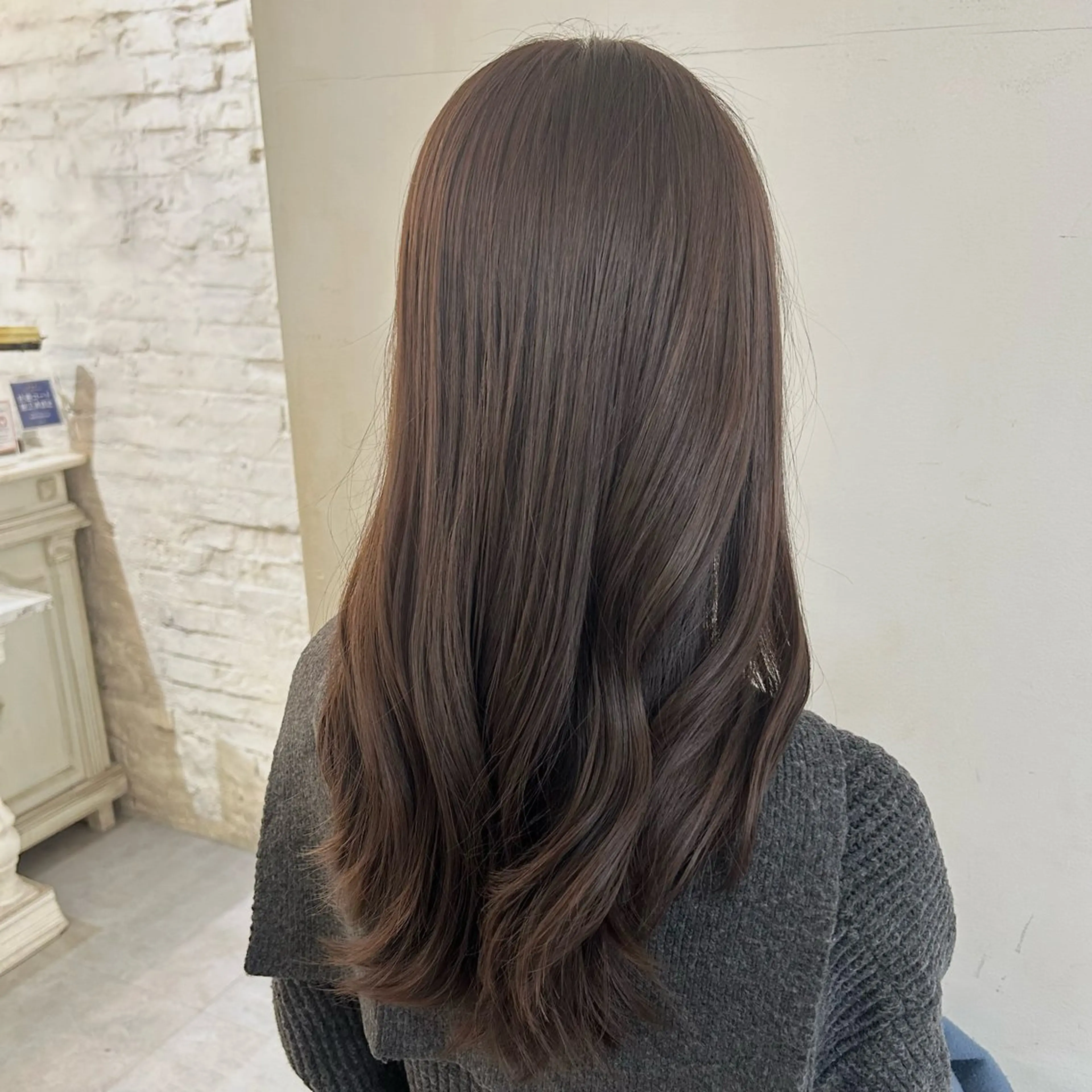 ロング カラー 透明感カラー ヘアカラー トリートメント MINX aoyama所属・似合わせボブ/縮毛 矯正/りょうたのヘアスタイル