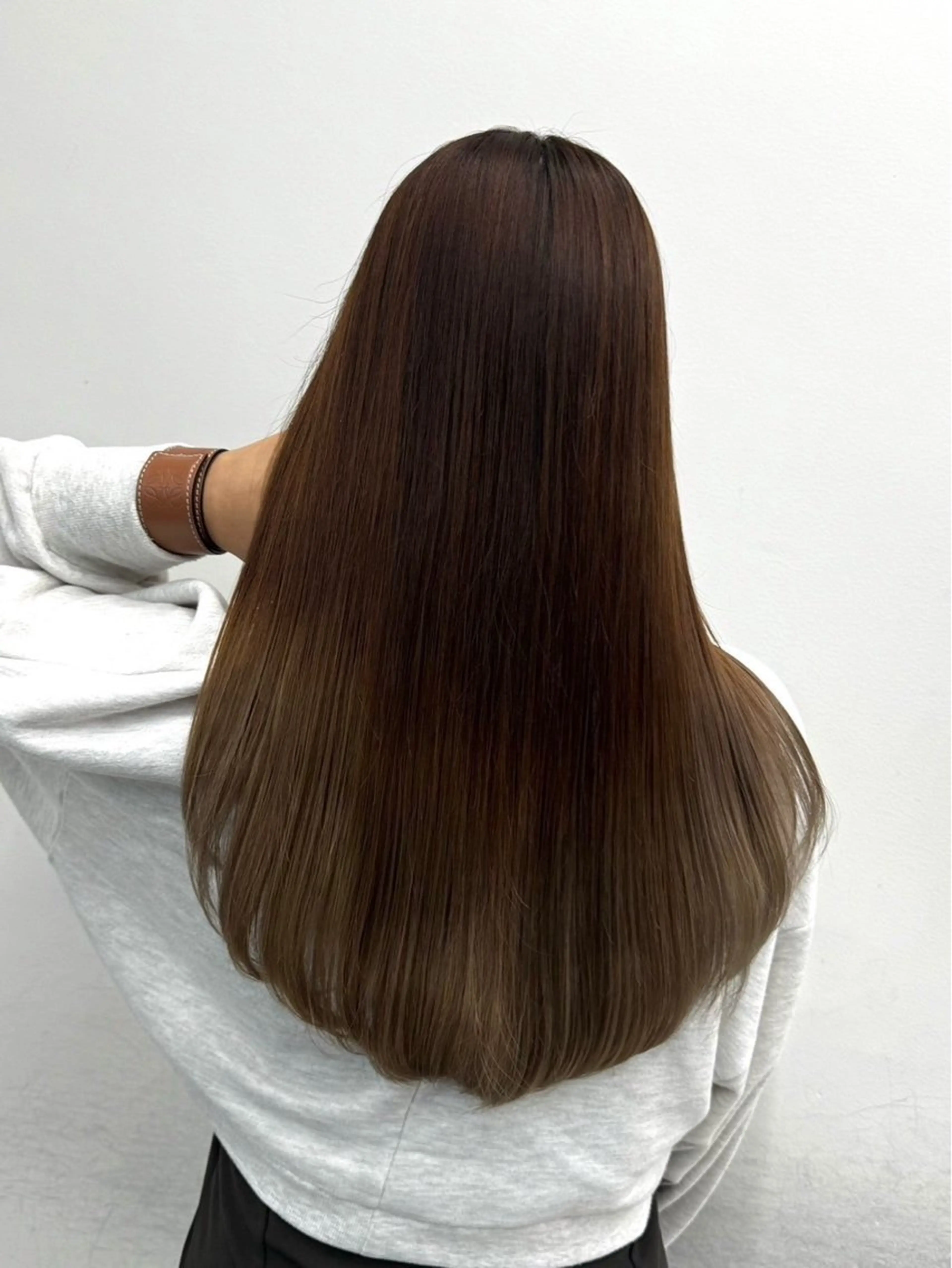 ロング カラー パーマ カット ヘアカラー 縮毛矯正 トリートメント ヘッドスパ 巻けるケア縮毛矯正✨ ケアカラー✨山下のヘアスタイル