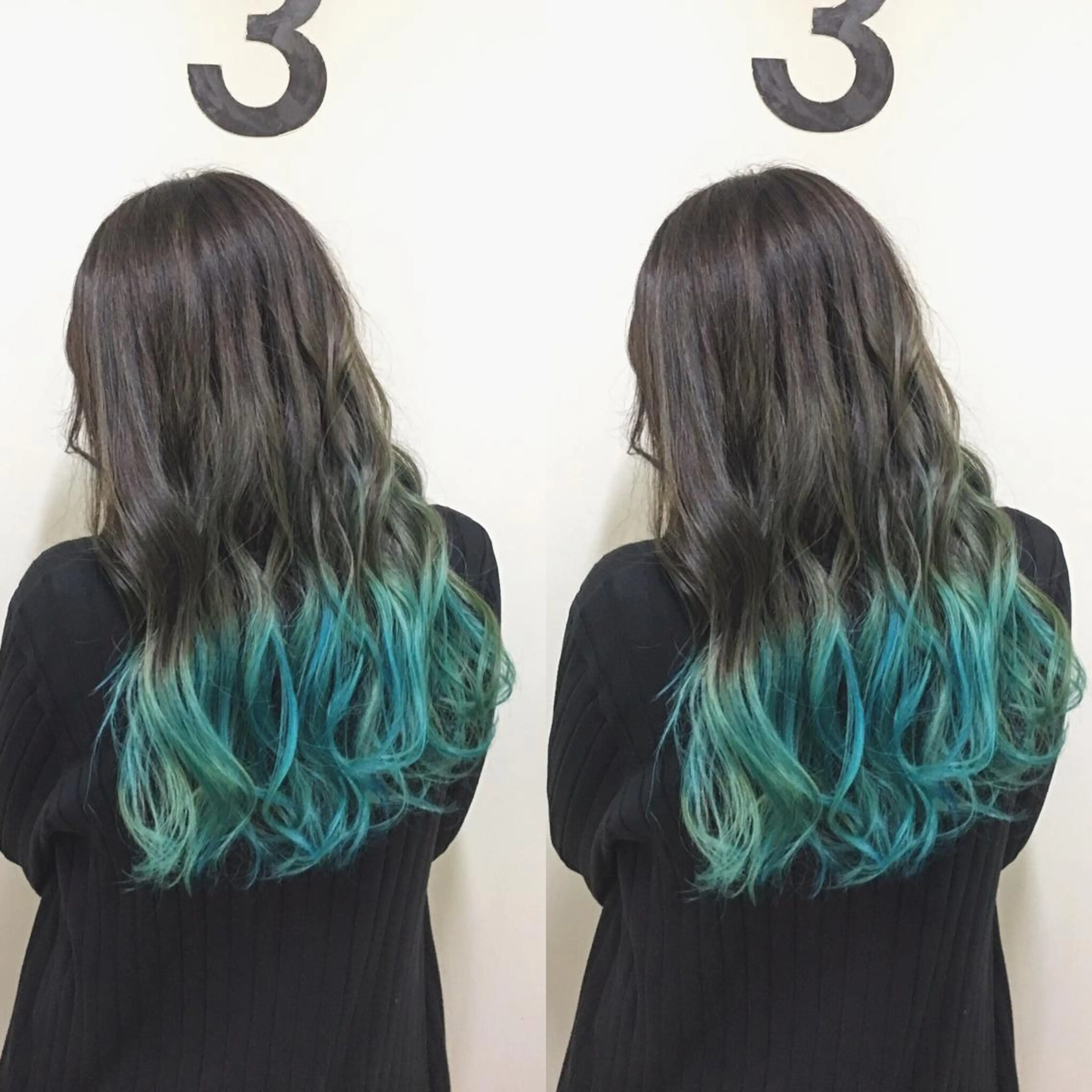 ロング カラー パーマ ヘアアレンジ メンズ キッズ ネイル マツエク・マツパ ブルーカラー グレージュ ブルー AUBE HAIRazul吉祥寺所属・綺麗な髪質にしたい方 限定🌈清水　祥のヘアスタイル