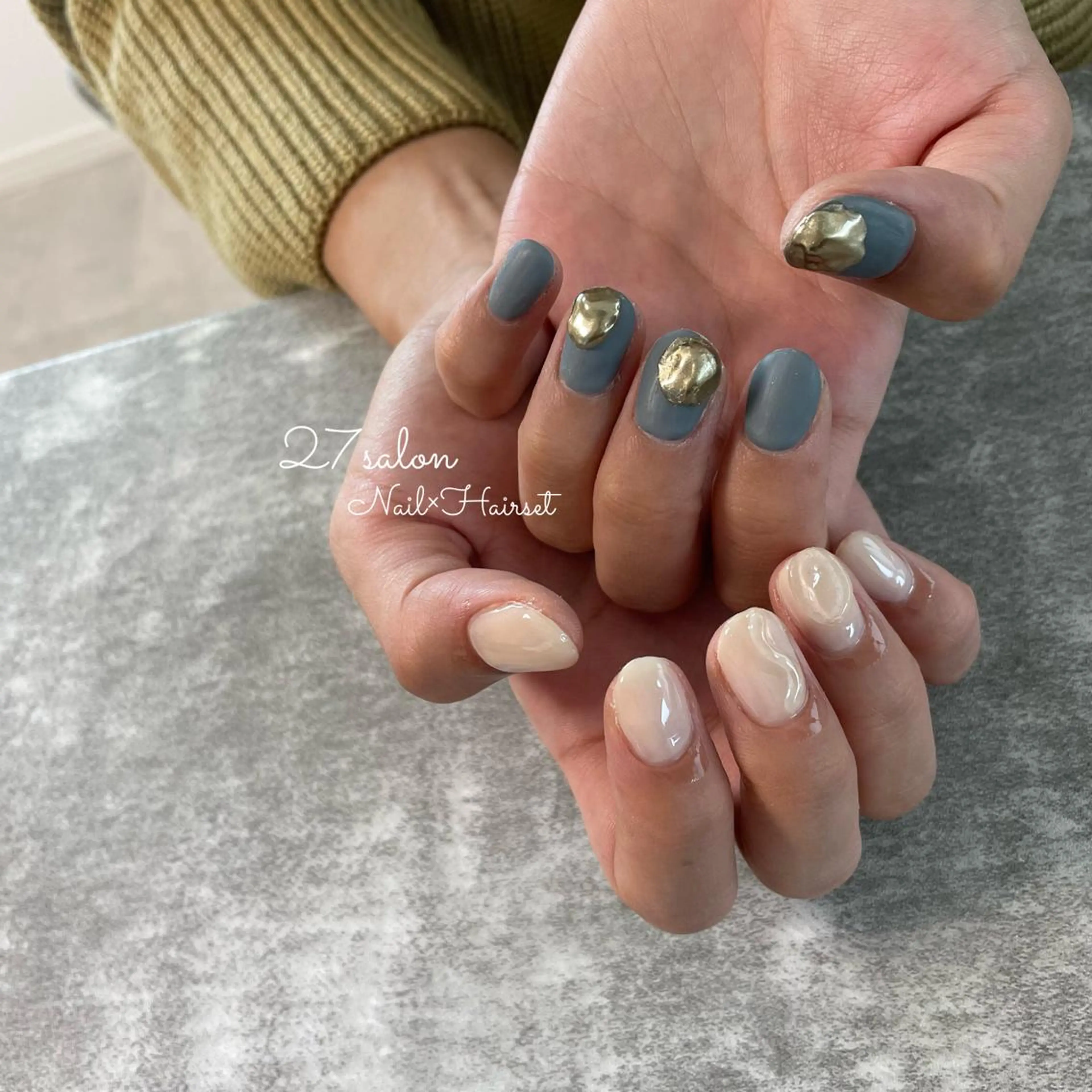 ネイル ニュアンスネイル 27salon yuinaのネイルデザイン