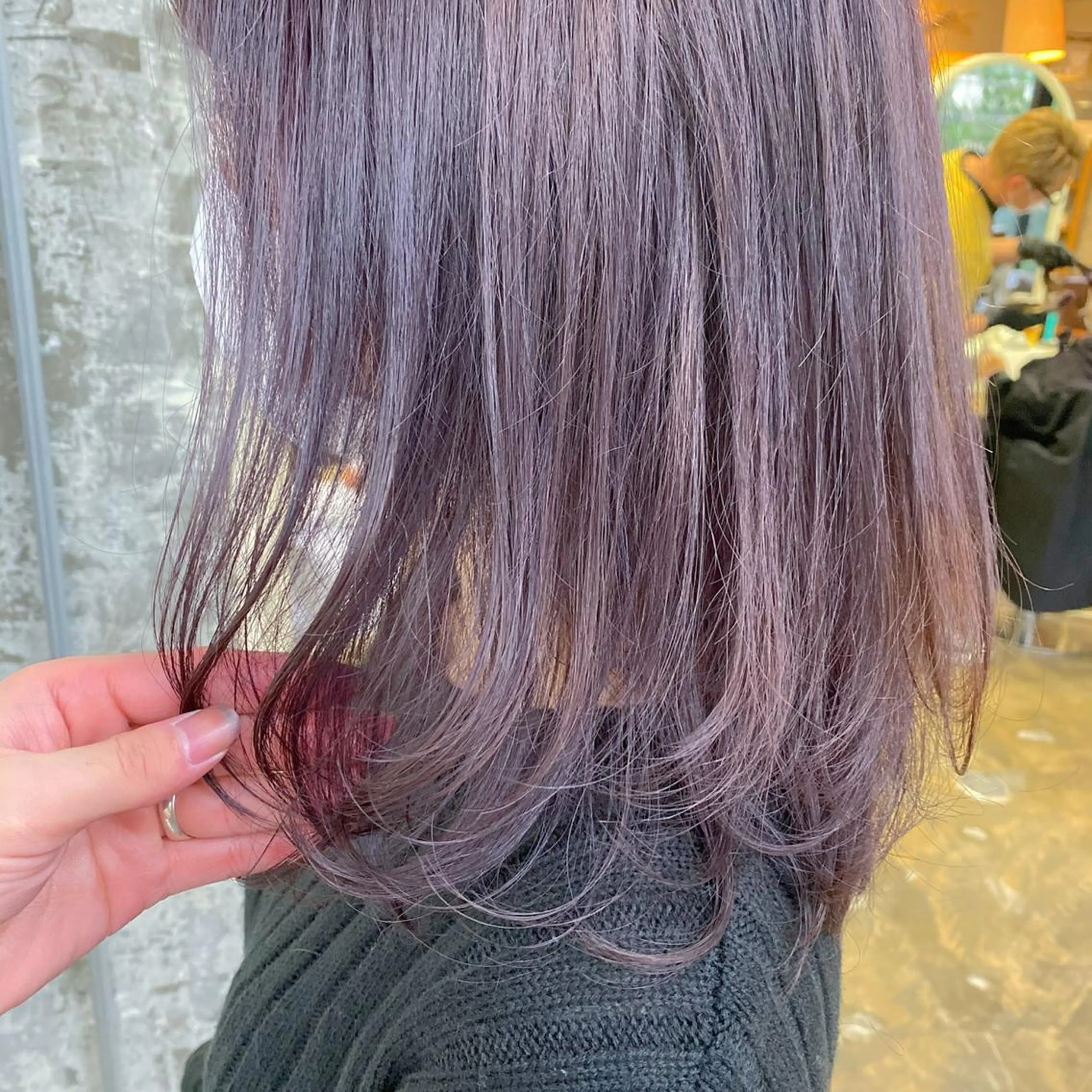 ミディアム カラー ブリーチ キタダ ヒロキのヘアスタイル