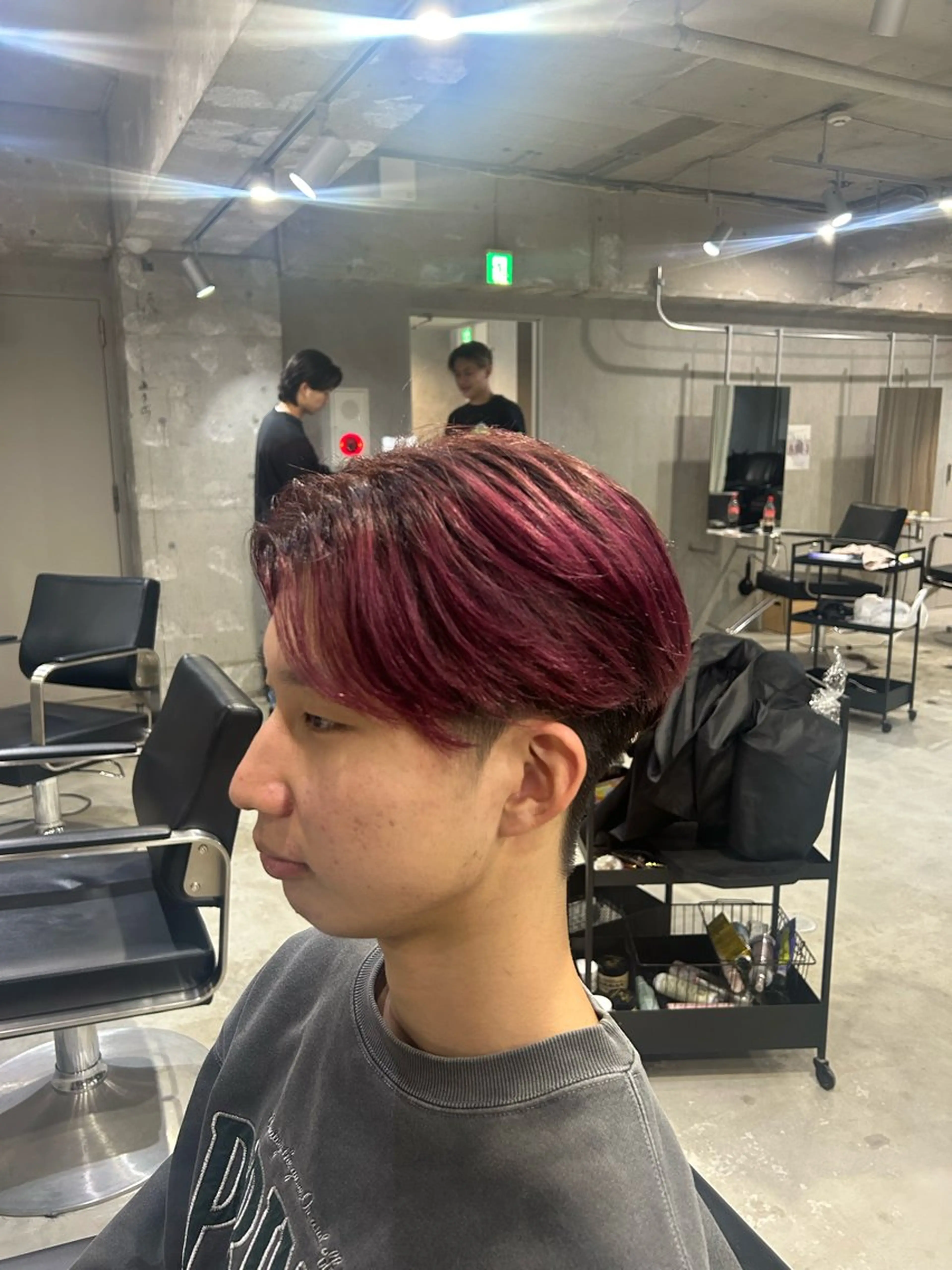 ショート カラー メンズ メンズパーマ✨️村越 雄斗のヘアスタイル