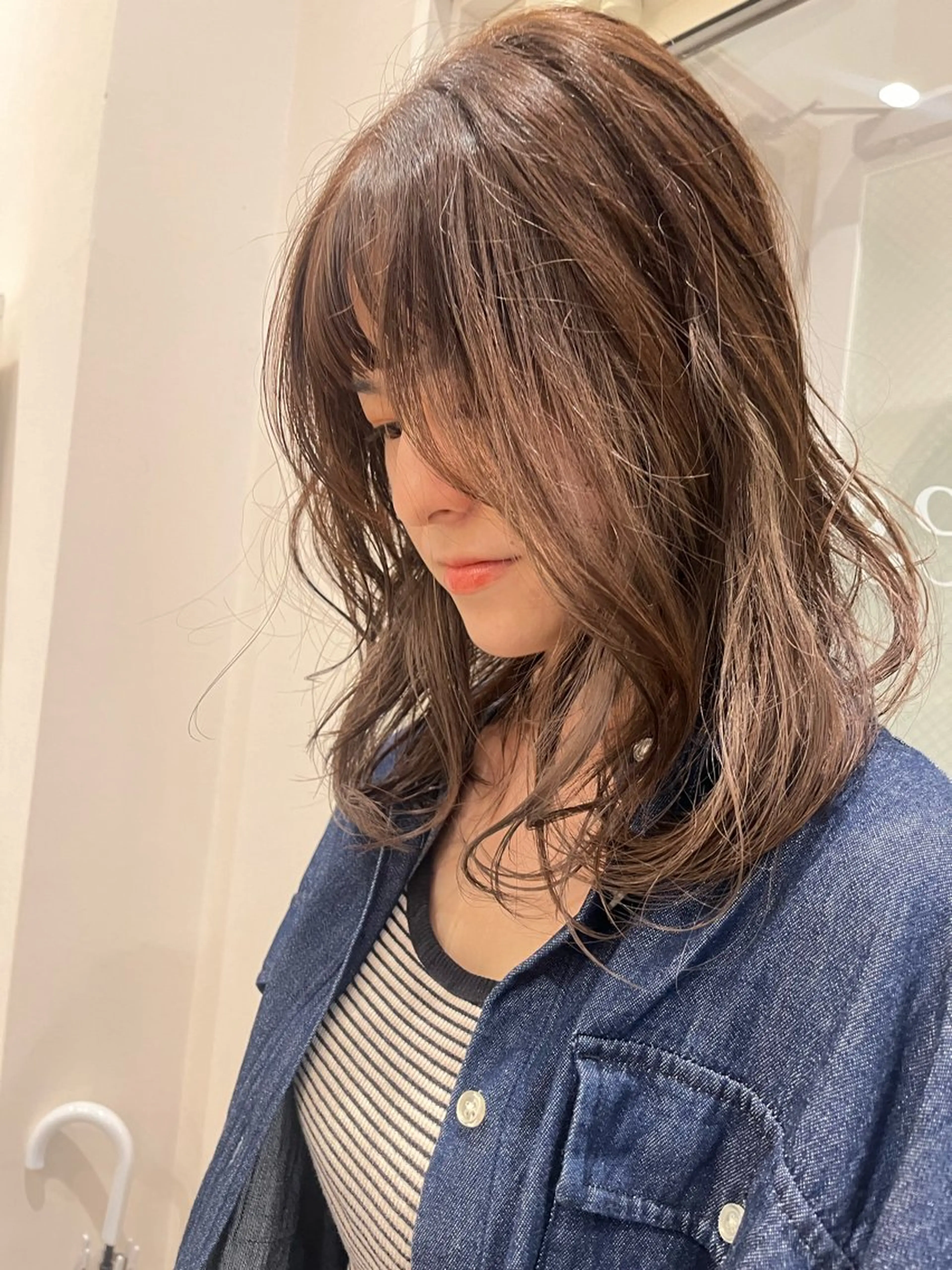 ミディアム カット ヘアカラー トリートメント keshiki🦋 Nanaのヘアスタイル