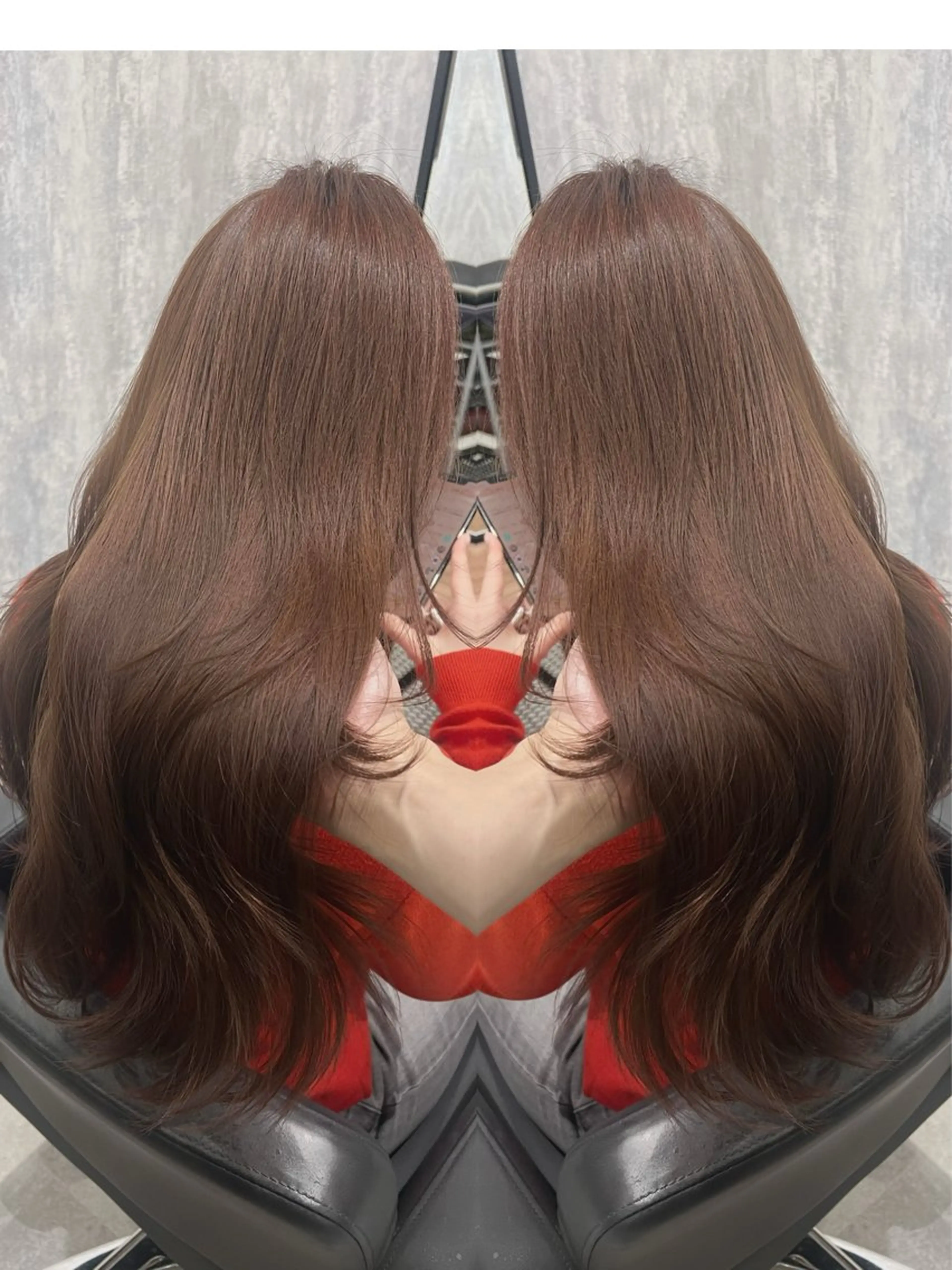 💎ミニモ学割💎カット＋ケアカラー＋クイックトリートメント【韓国風】【レイヤー】の写真