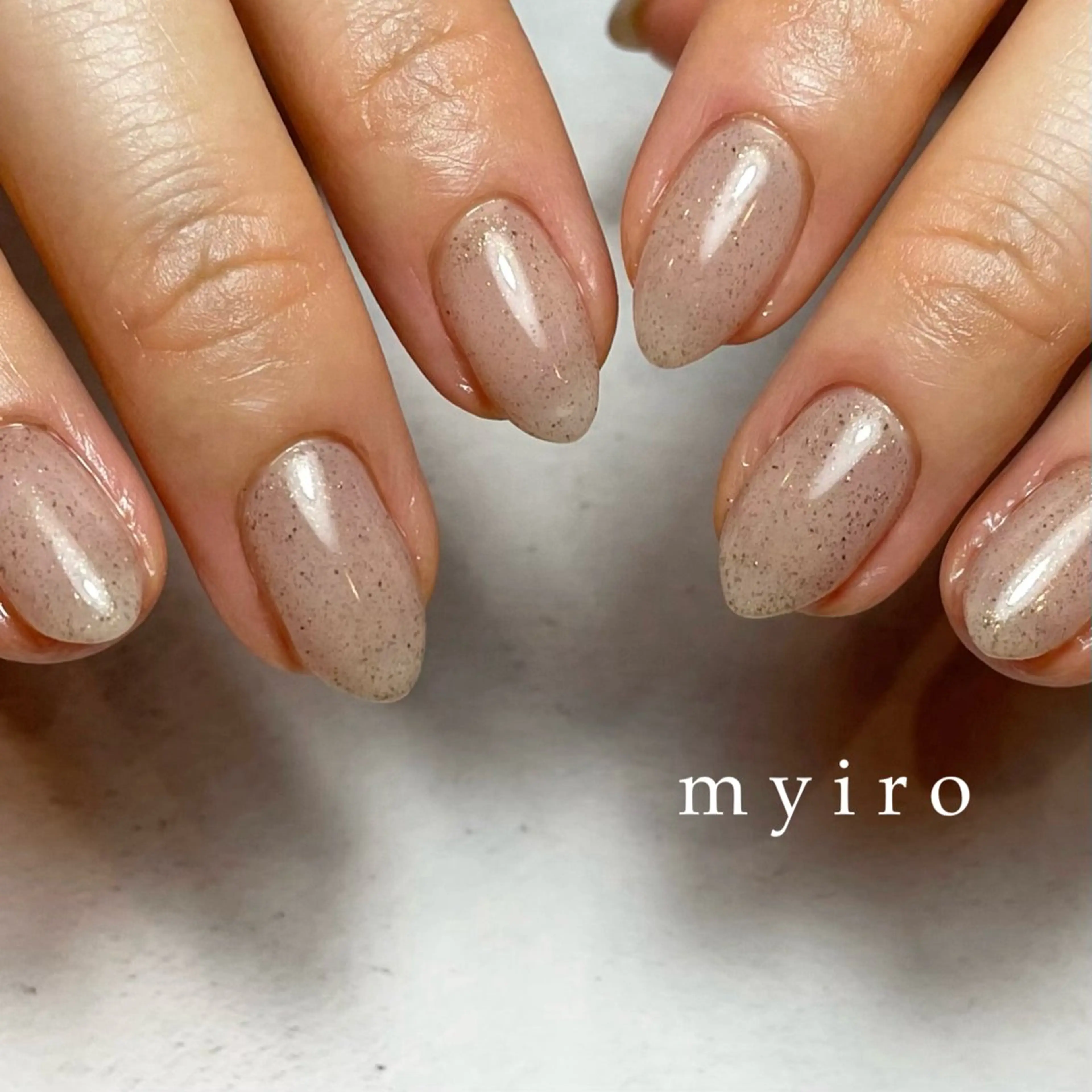 ネイル ワンカラーネイル ハンドネイル myiro【マイロ】 林のネイルデザイン