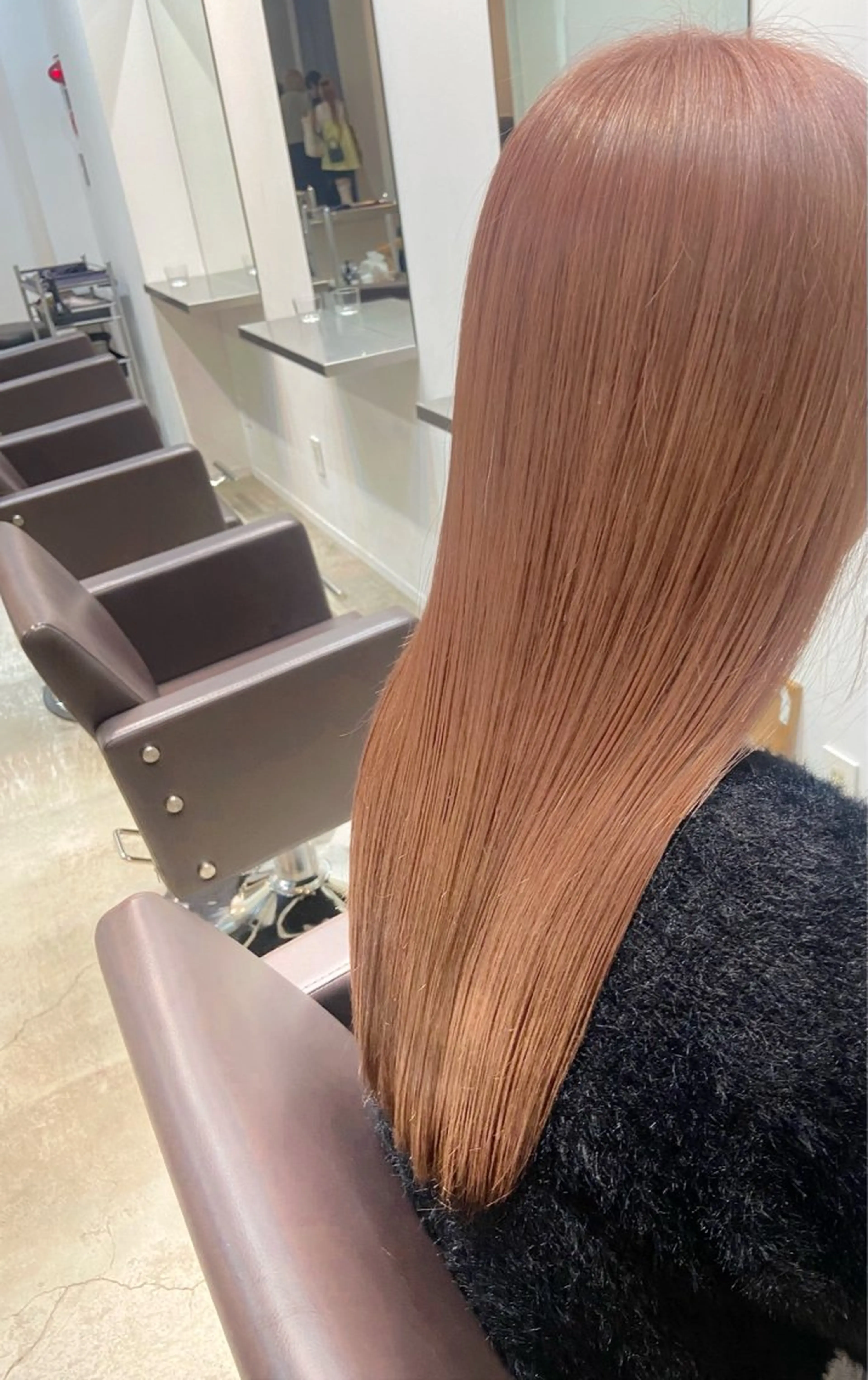 カラー ベージュカラー ピンクカラー ピンクベージュ 【arc】 佐藤未希穂/レイヤーのヘアスタイル