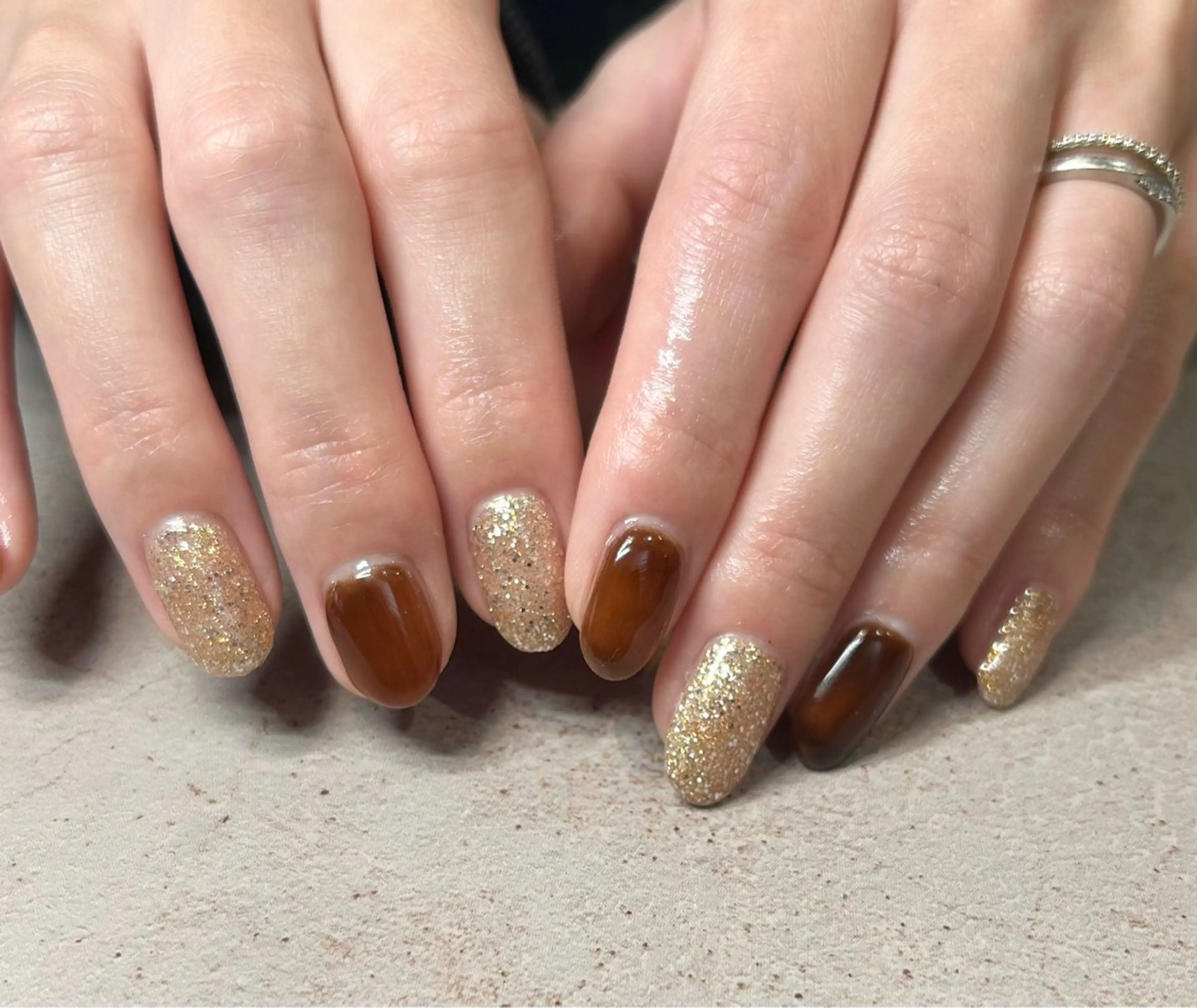 ネイル ワンカラーネイル Lusso Nozomiのネイルデザイン