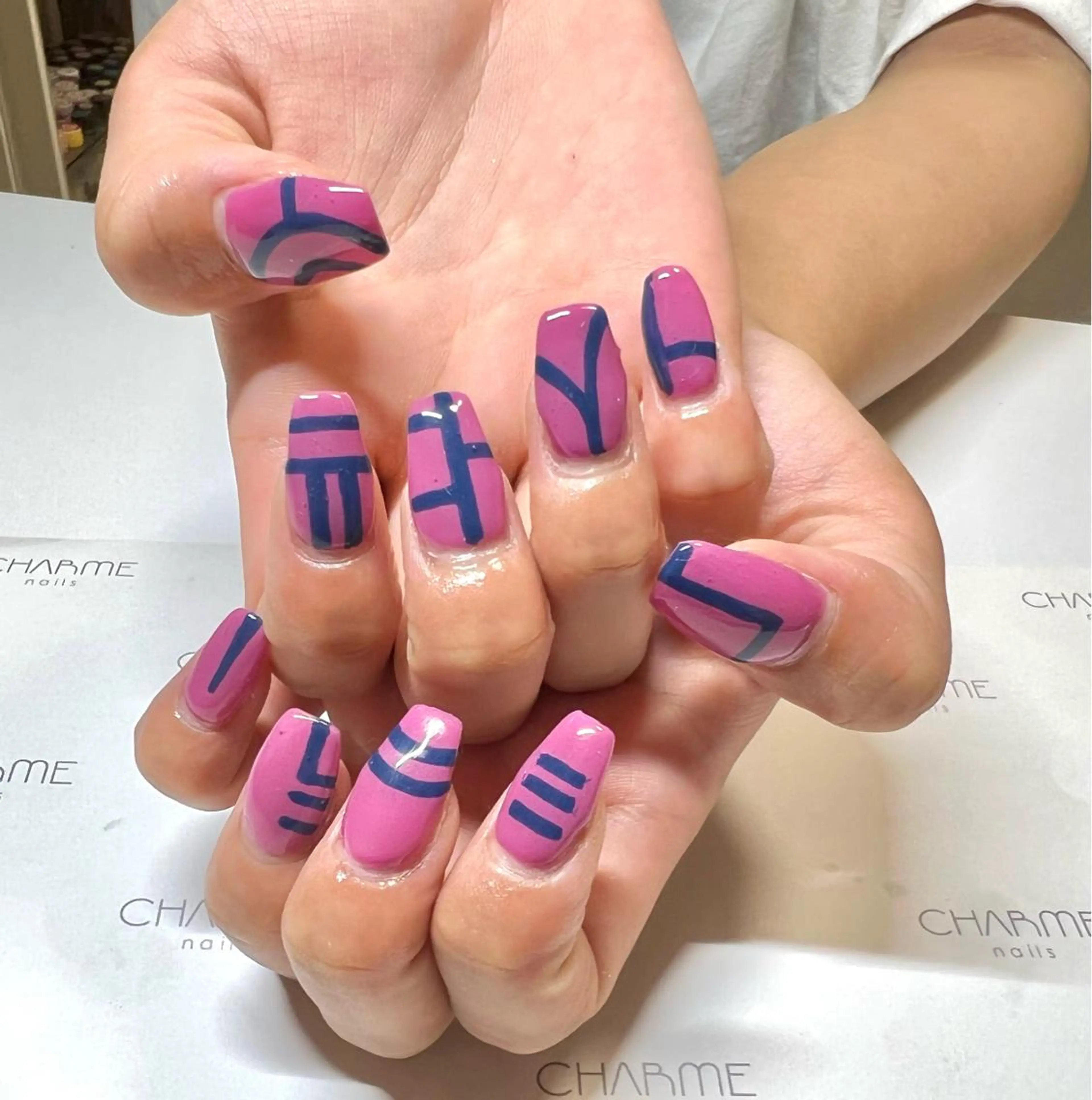 ネイル ハンドネイル CHARME 🤎〔RINA〕のネイルデザイン