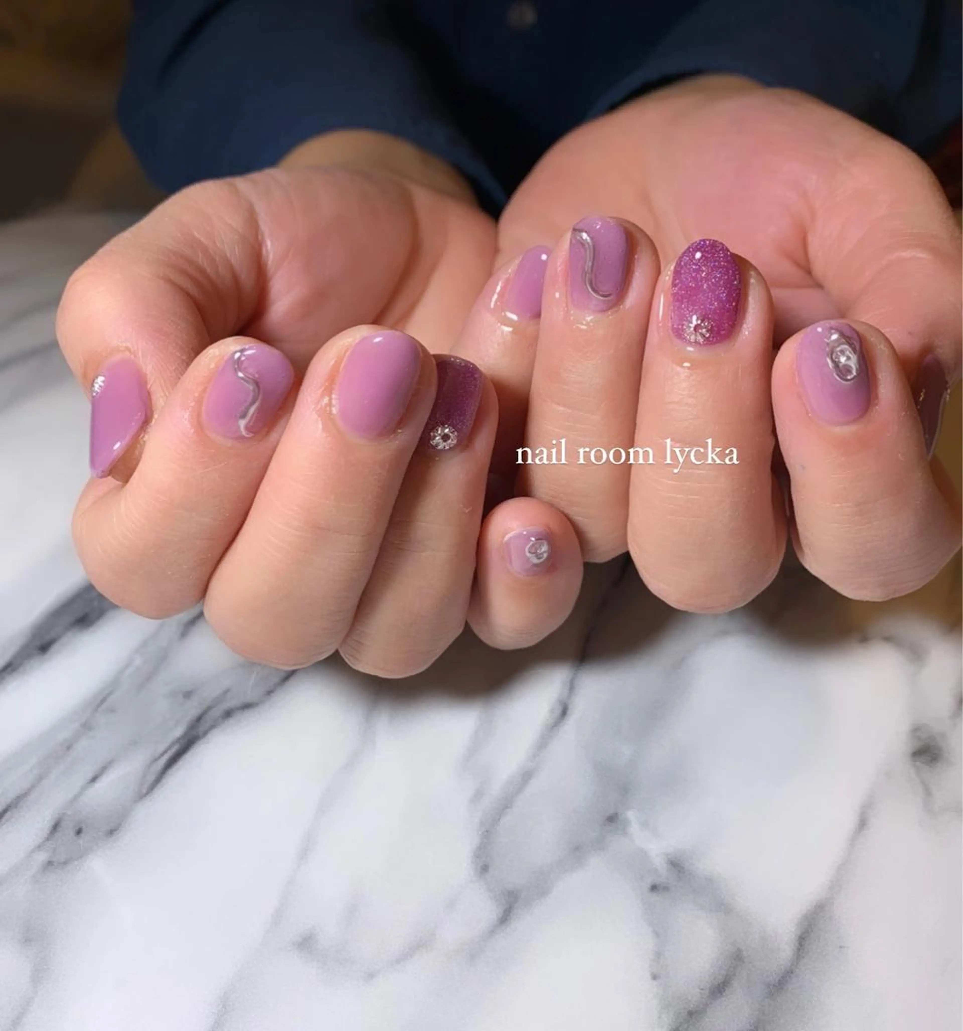 ネイル ﾈｲﾙﾙｰﾑﾘｯｶ 𝐦𝐚𝐲𝐮のネイルデザイン