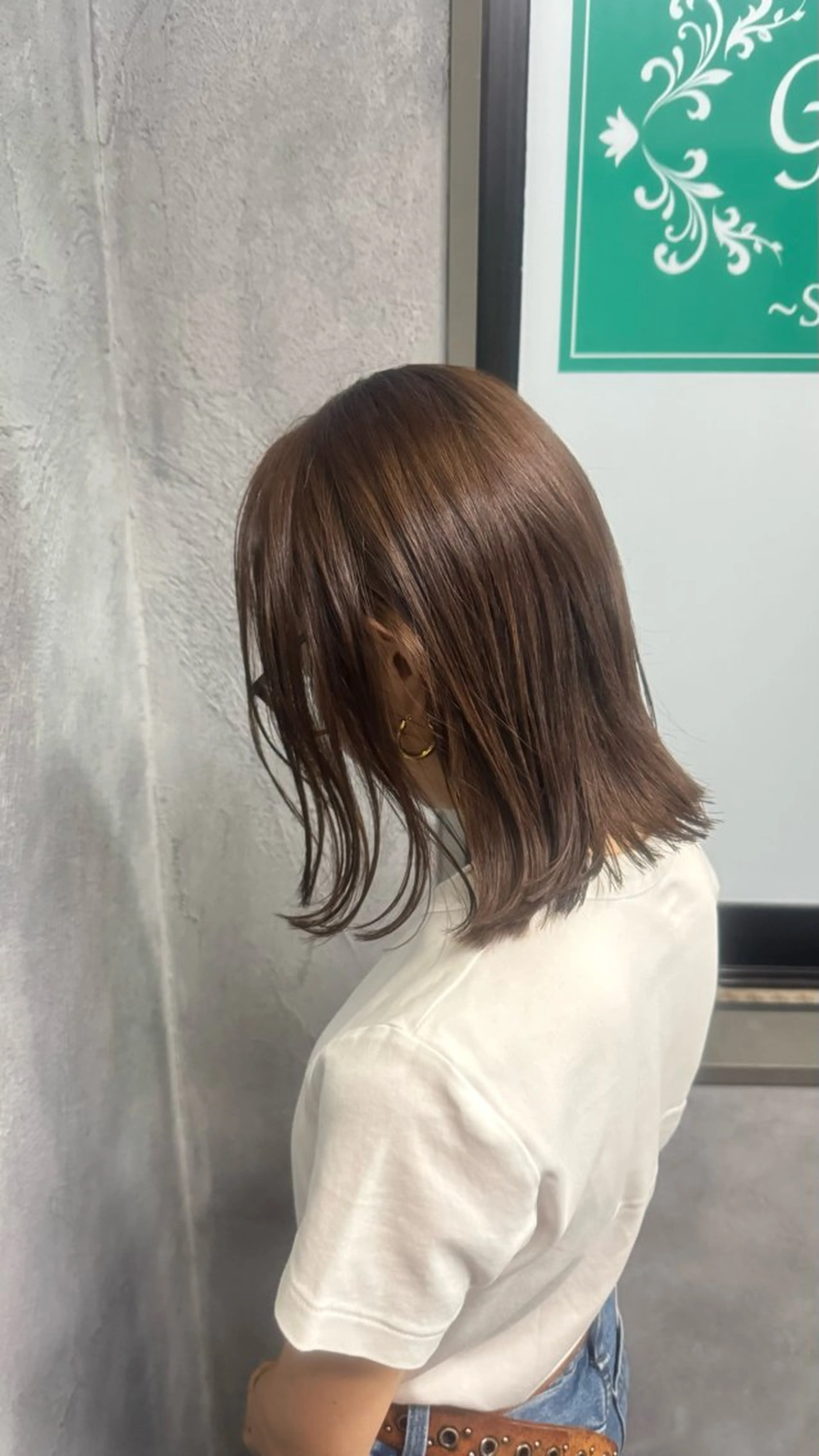 ミディアム ボブ Graphy  札幌所属・🐺ﾅｶﾑﾗ ﾓﾓｶのヘアスタイル