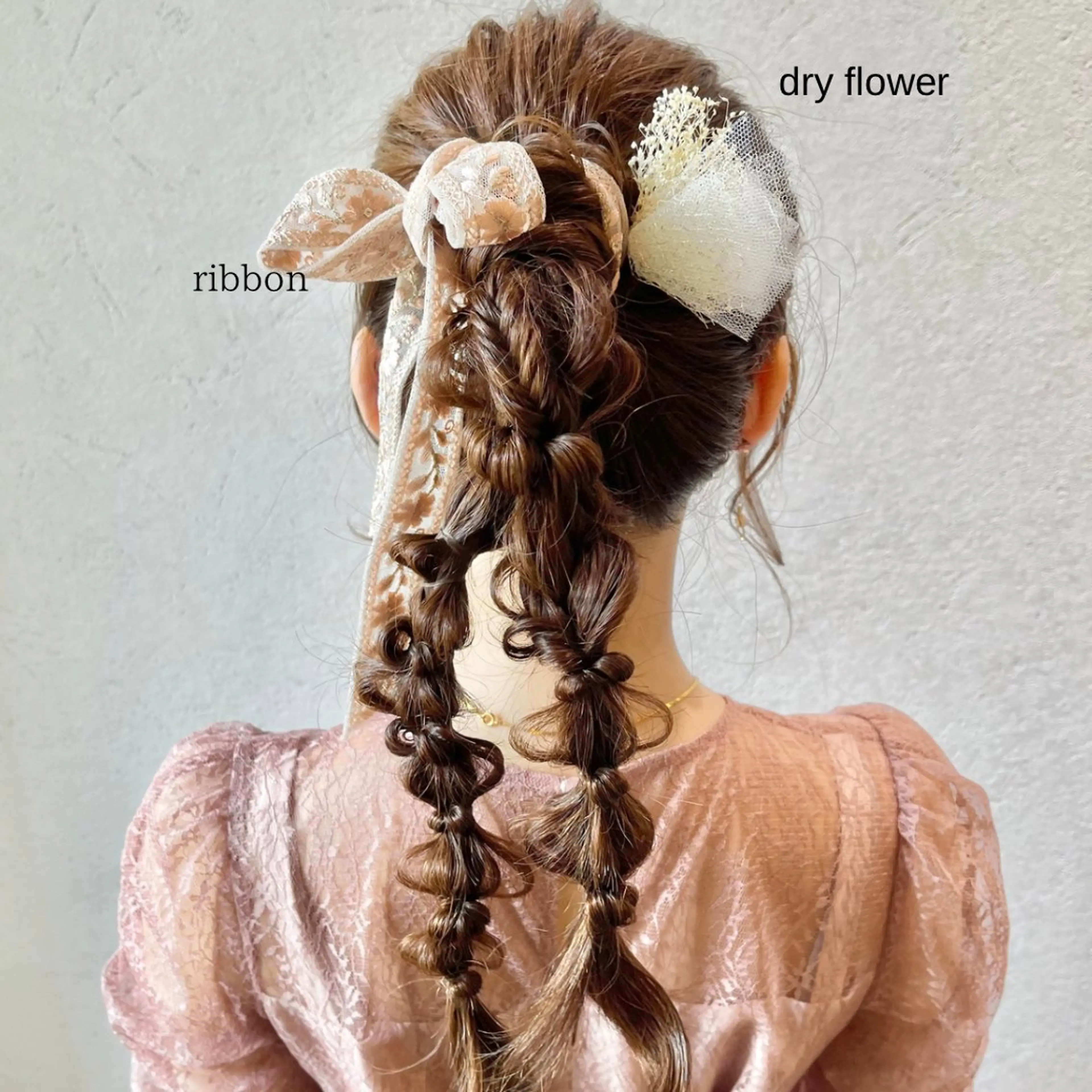 セミロング ヘアアレンジ 結婚式・ブライダル デート 卒業式のヘアスタイル ヘアセット charm《銀座》 ヘアセット/縮毛矯正のヘアスタイル