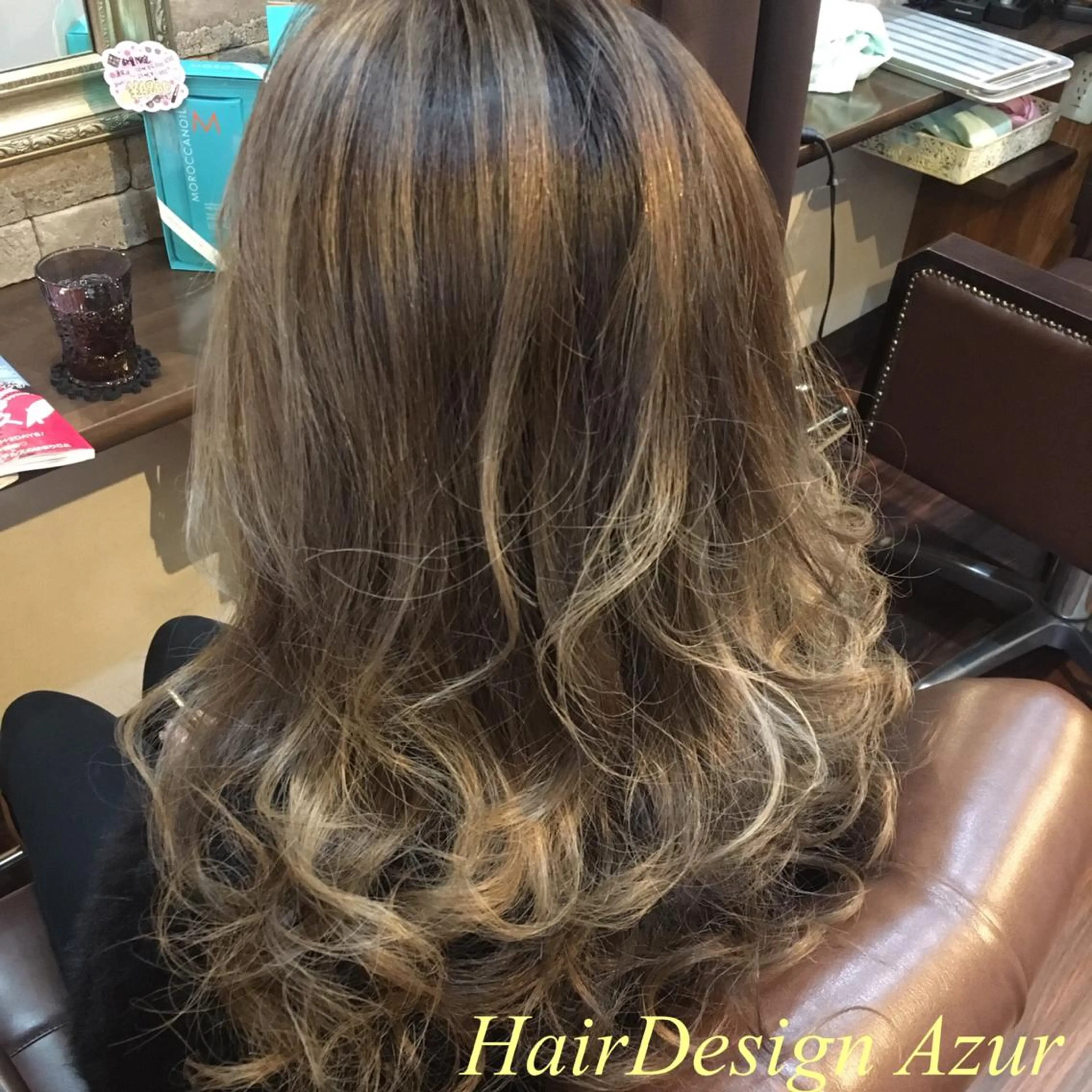 ロング カラー HairDesign Azurのヘアスタイル