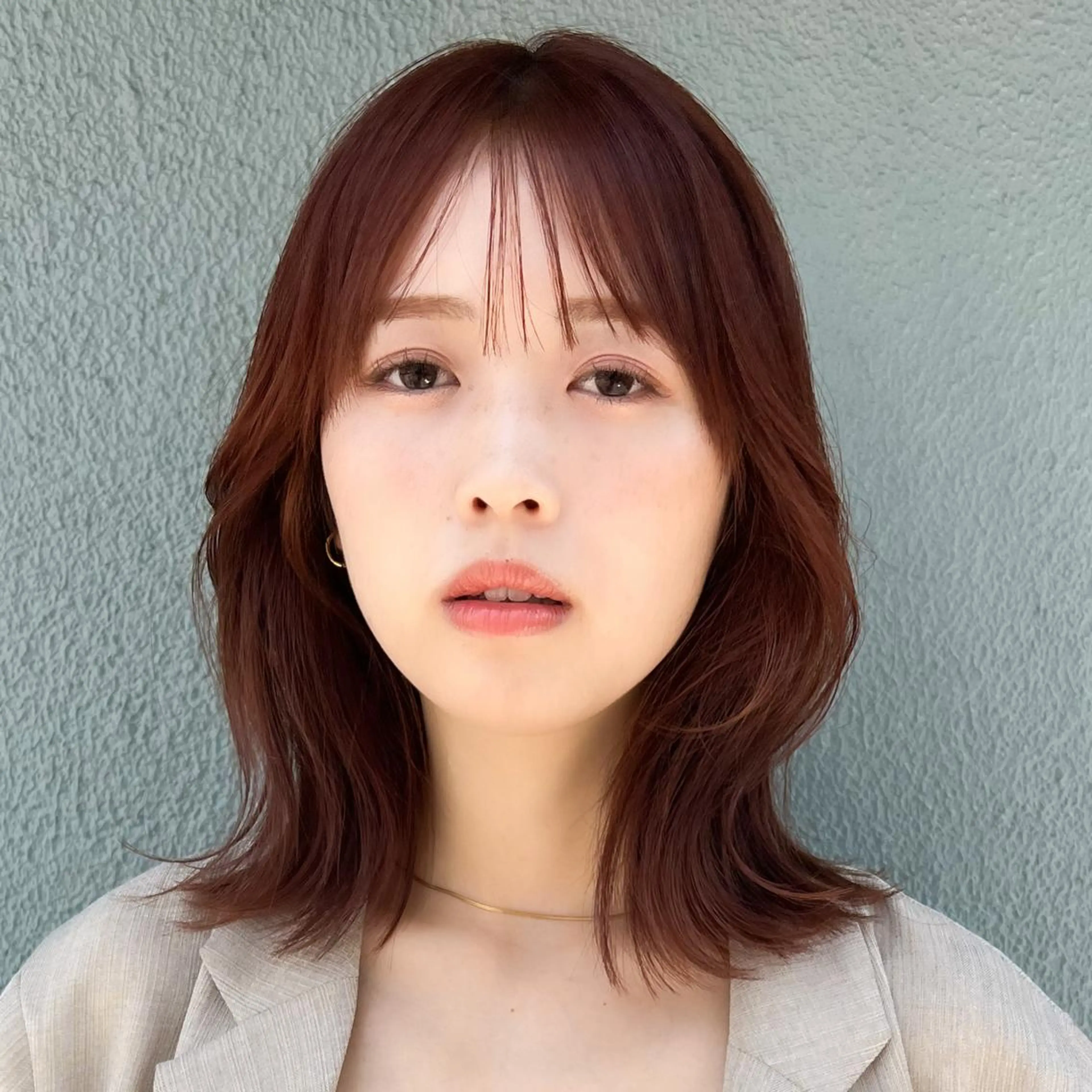 さらっとお出かけに!韓国風も◎🇰🇷コテ巻きスタイリング🌻の写真