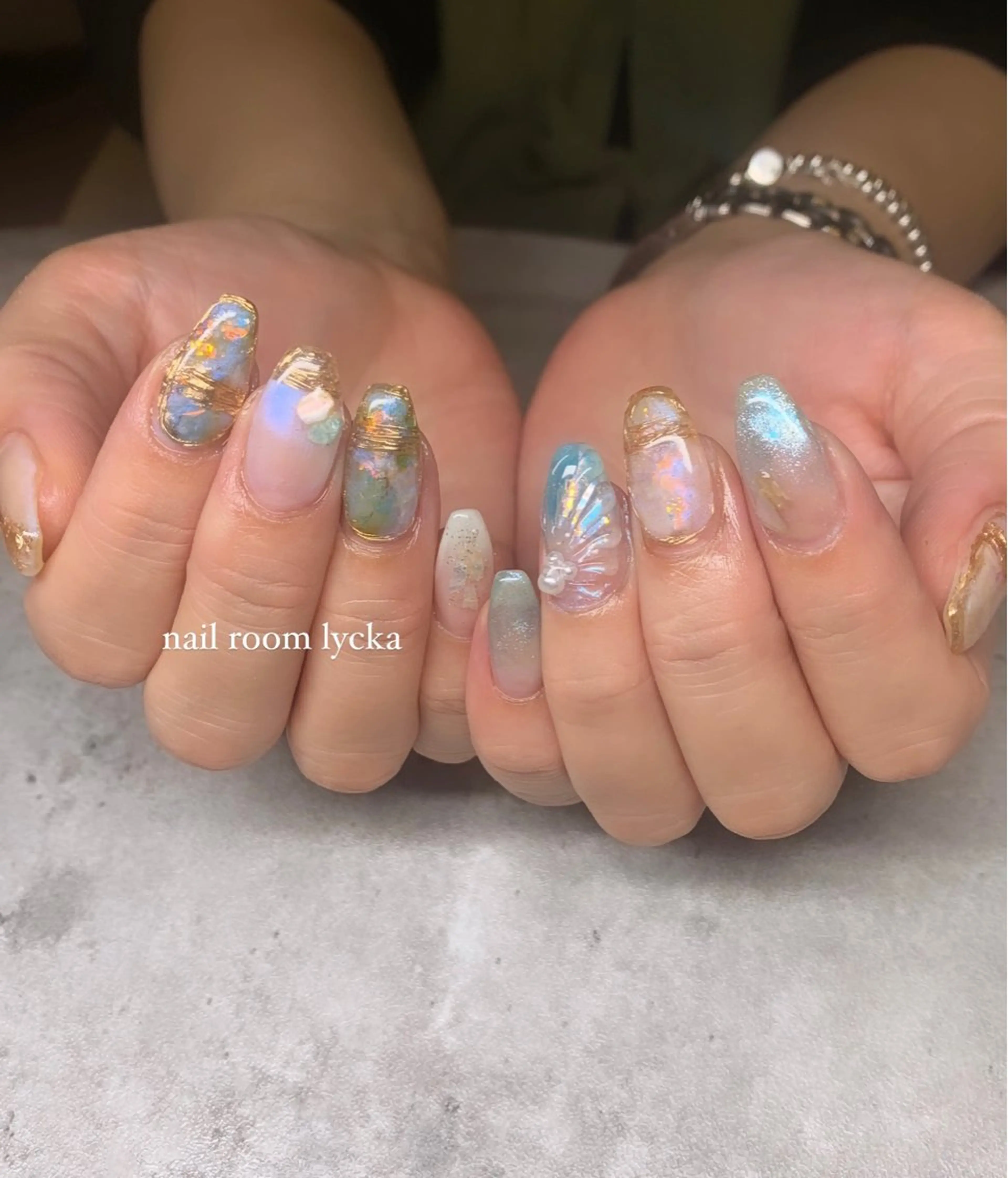 ネイル ﾈｲﾙﾙｰﾑﾘｯｶ 𝐦𝐚𝐲𝐮のネイルデザイン