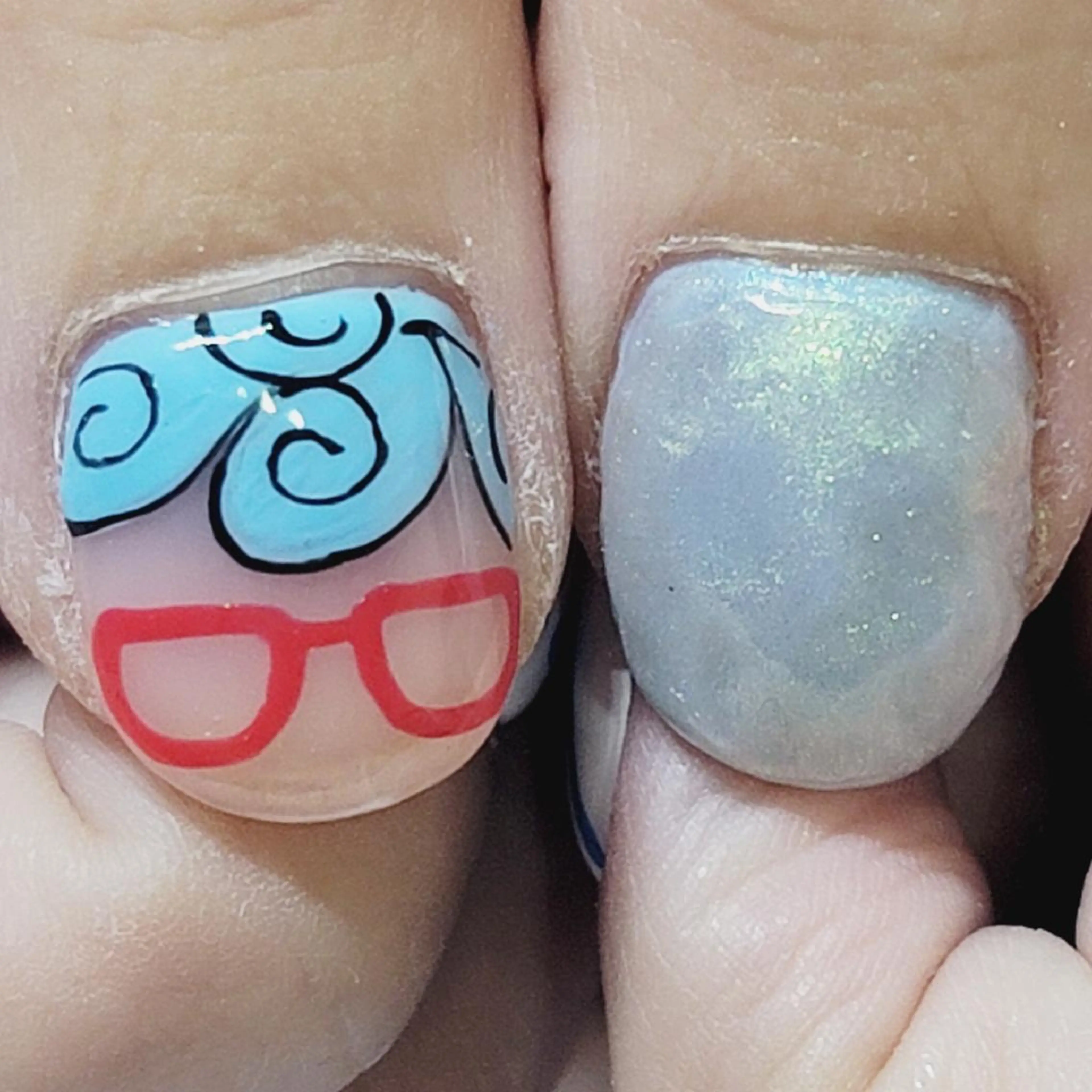 ネイル アートネイル 赤色 ハンドネイル よしだ ひろきのネイルデザイン