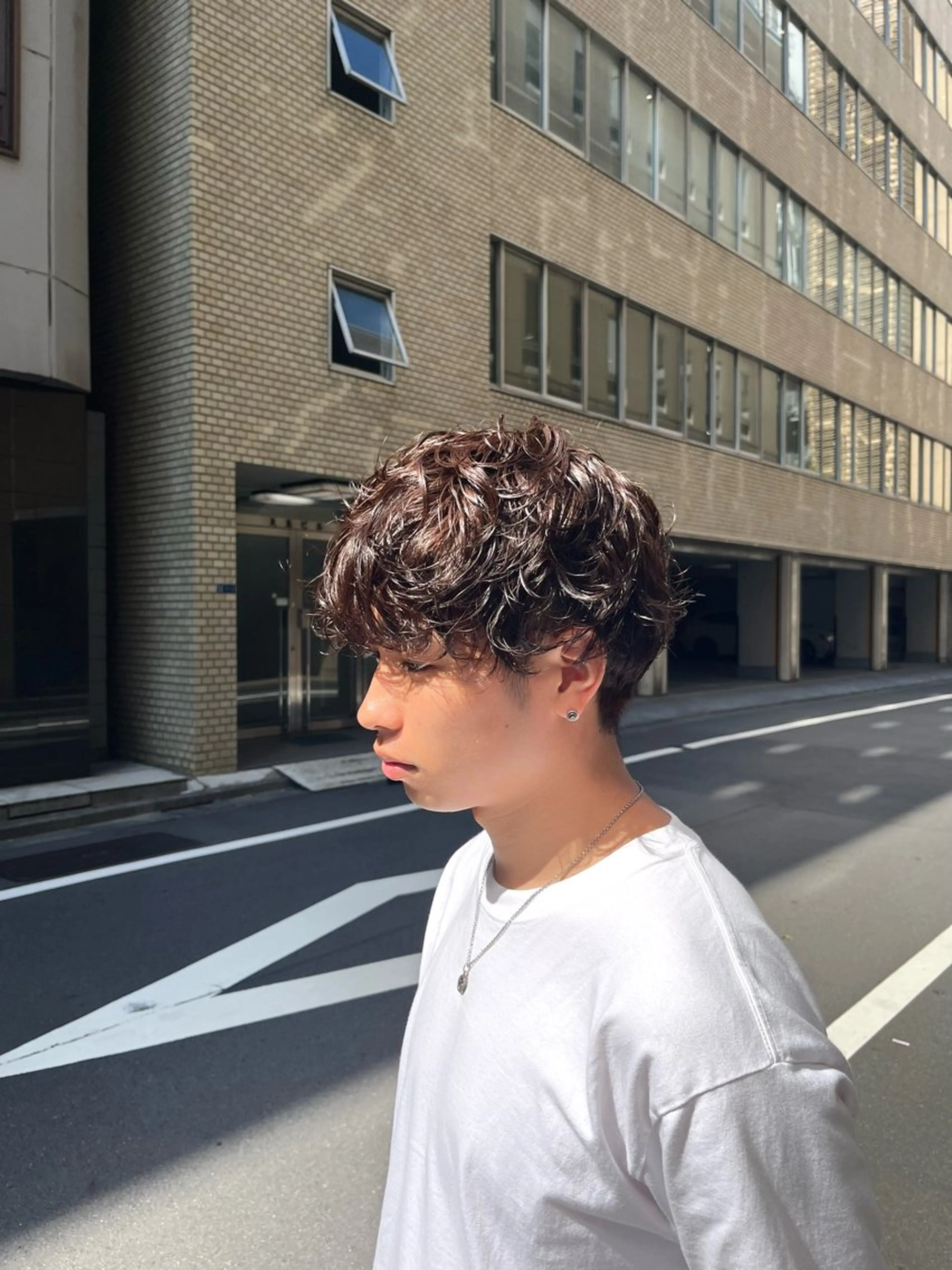 カラー 黒髪 ブラウンカラー 透明感カラー 縮毛矯正/艶髪/ チホリのヘアスタイル