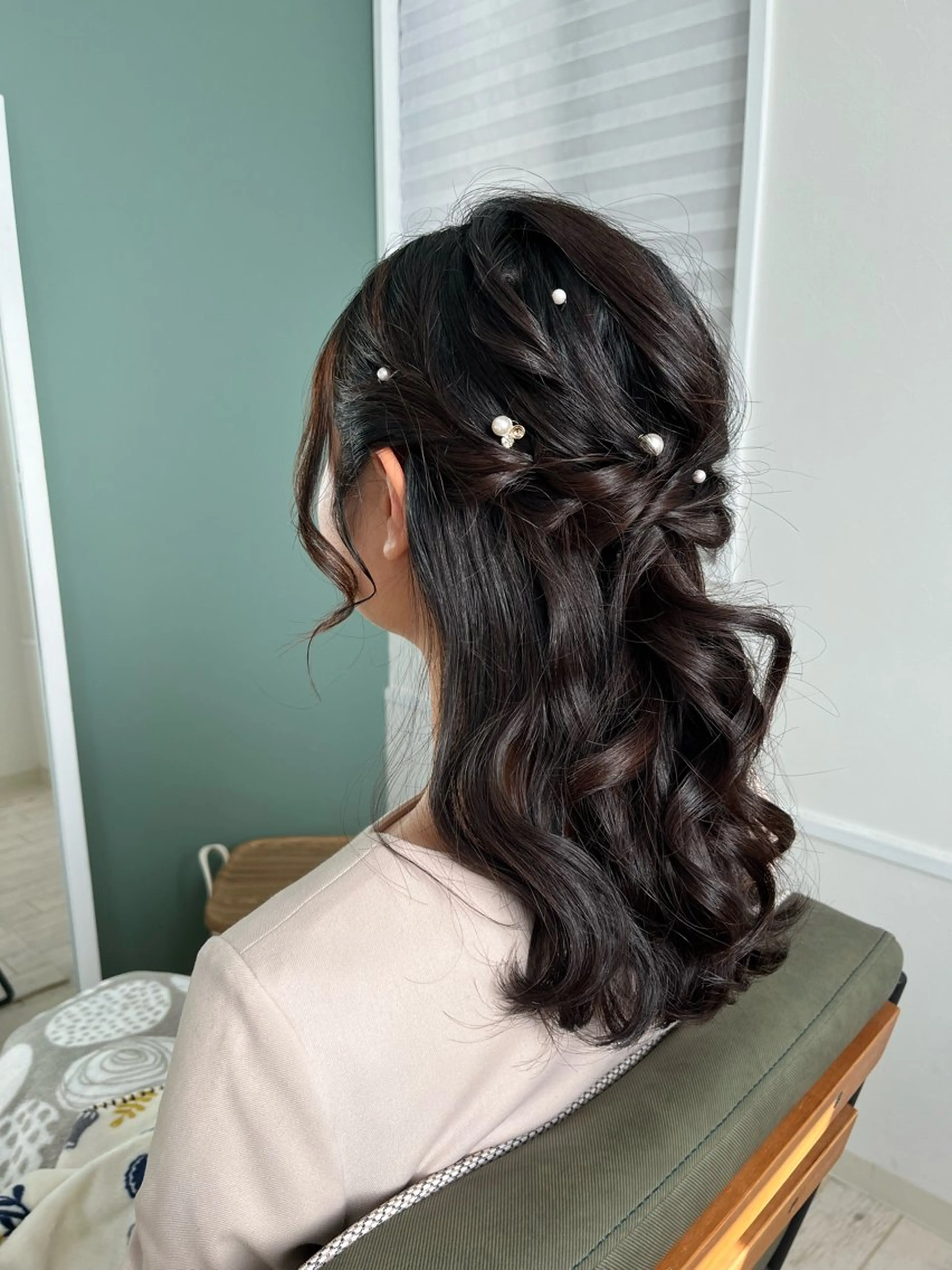 セミロング ヘアアレンジ ヘアセット M.arc 【マーキ】のヘアスタイル