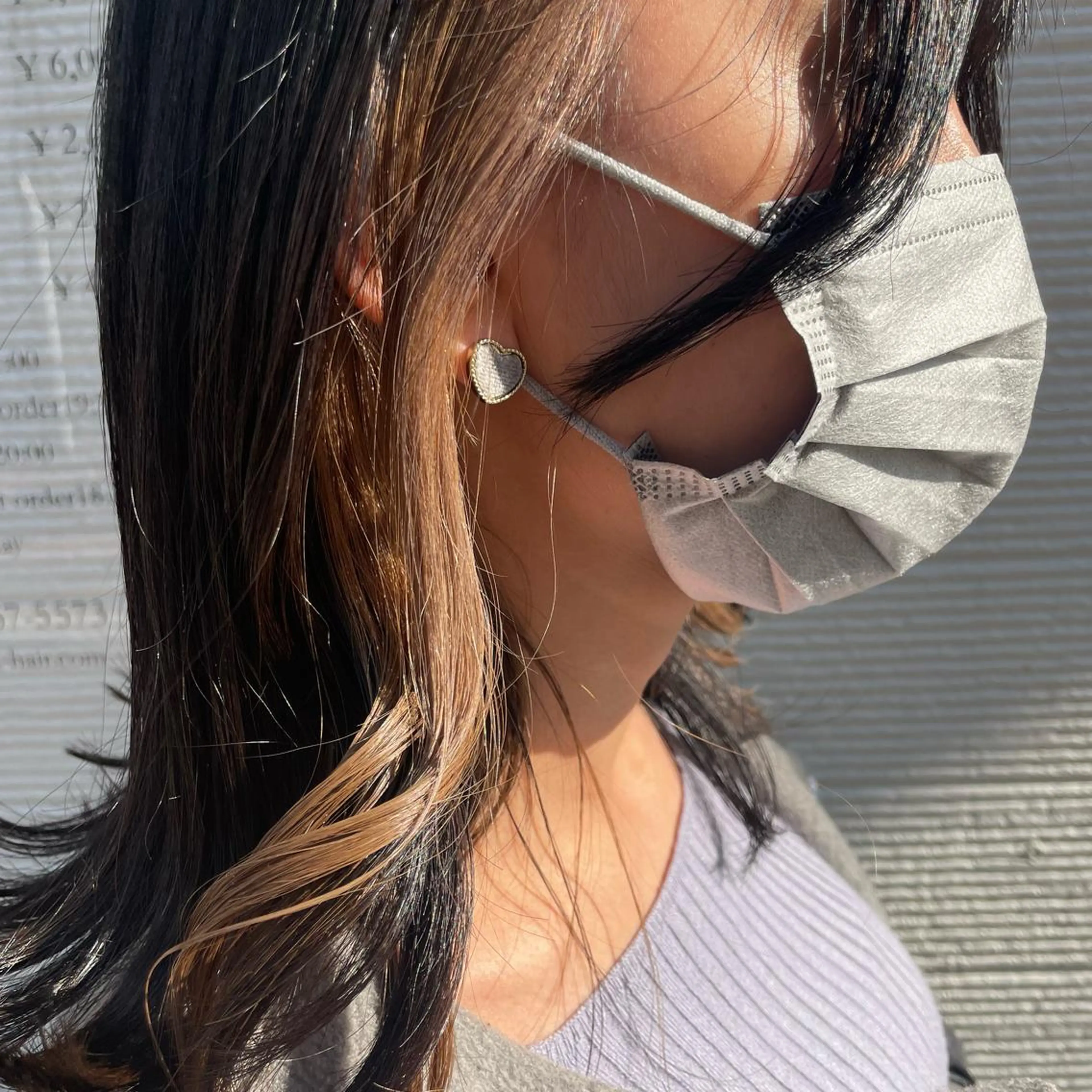 セミロング カラー ヘアカラー トリートメント FERIAあべの KARINのヘアスタイル