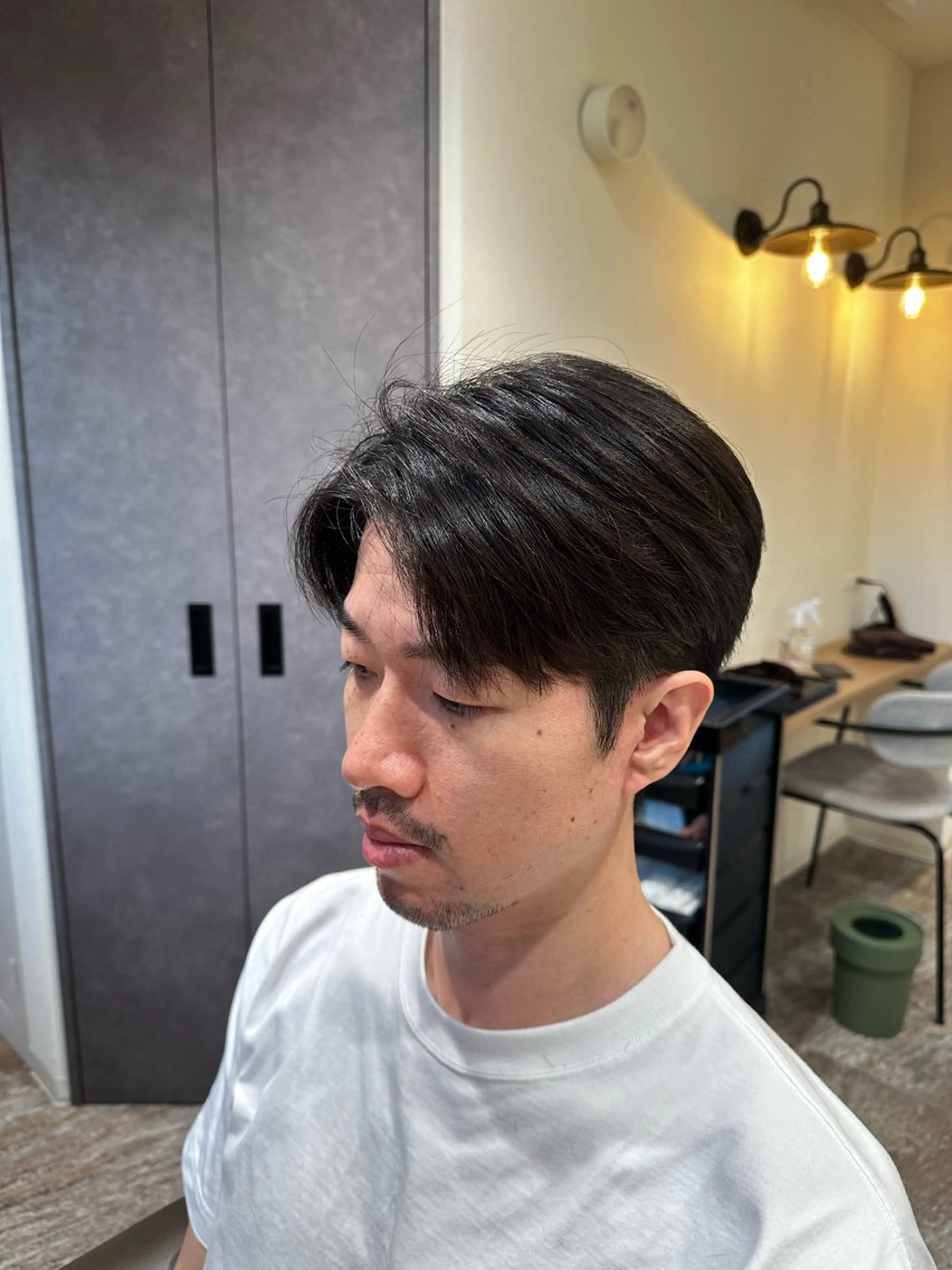 ミディアム メンズ センターパート メンズカット×眉毛 デザイナー⚘Nanaの眉毛・アイブロウイメージ