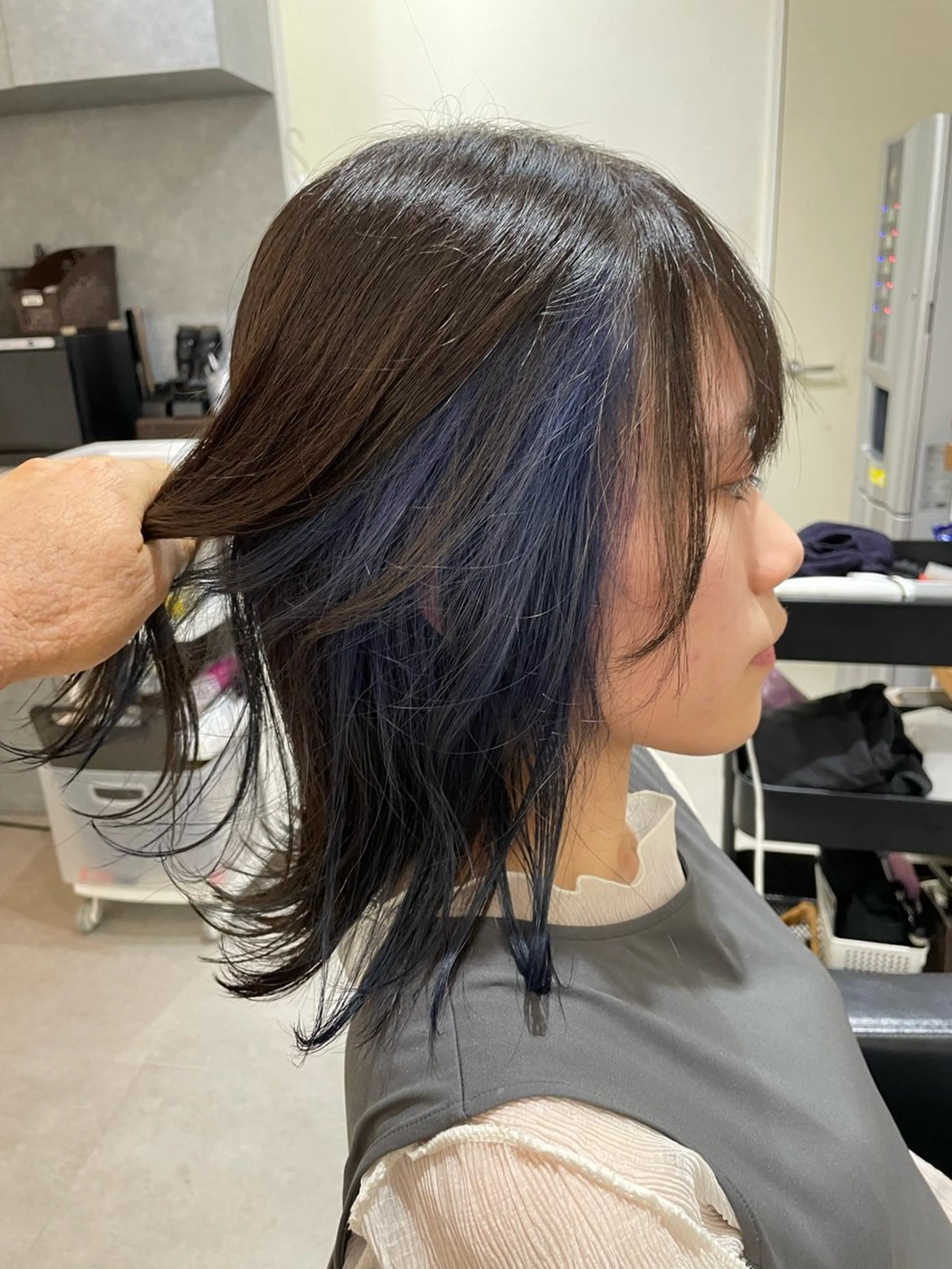 カラー 🐬脱白髪染めカラー 清水大世🐬のヘアスタイル