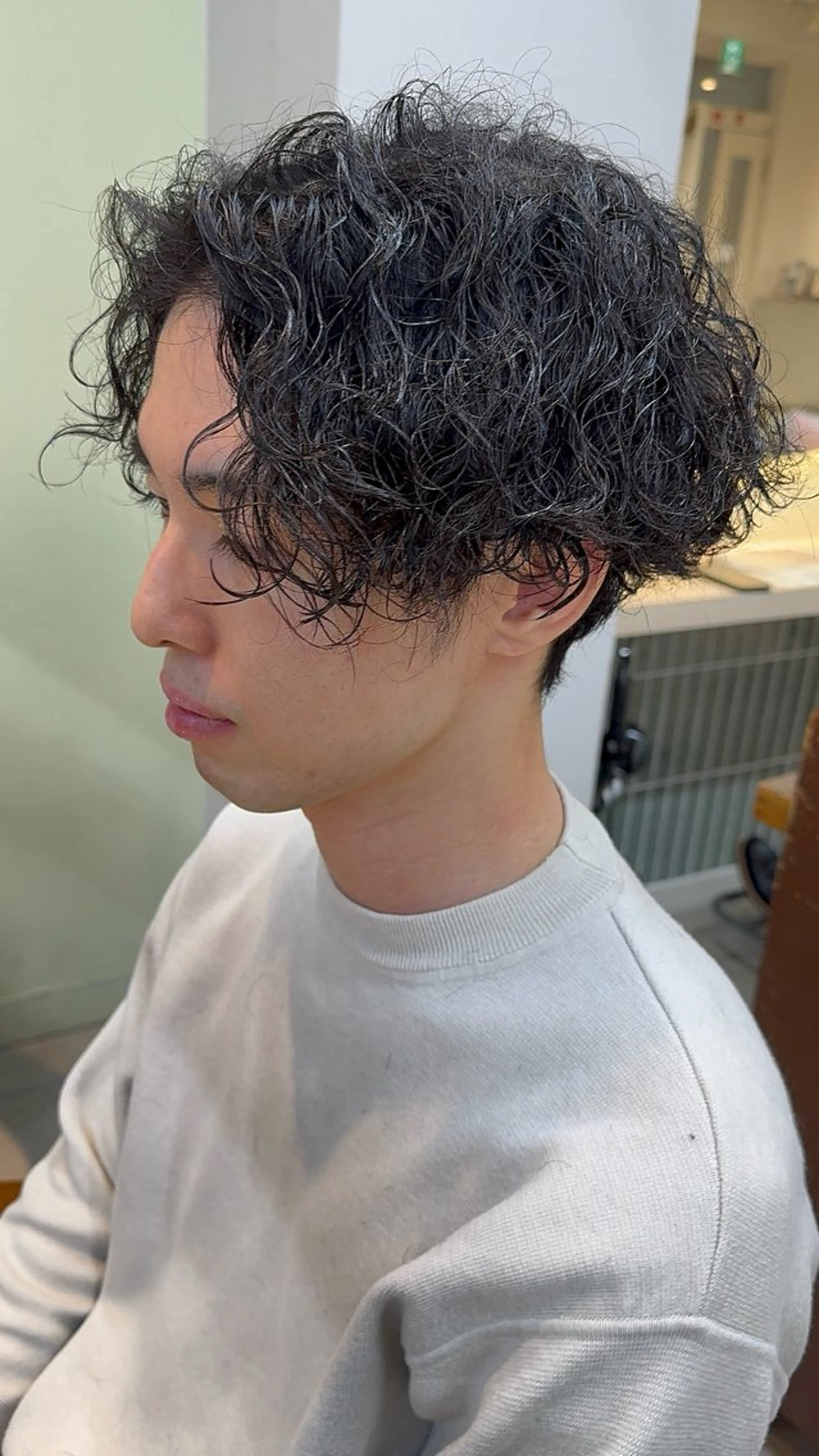 パーマ メンズ マッシュ メンズパーマ スパイラルパーマ カット パーマ 🌞塙 湧貴🌞のヘアスタイル