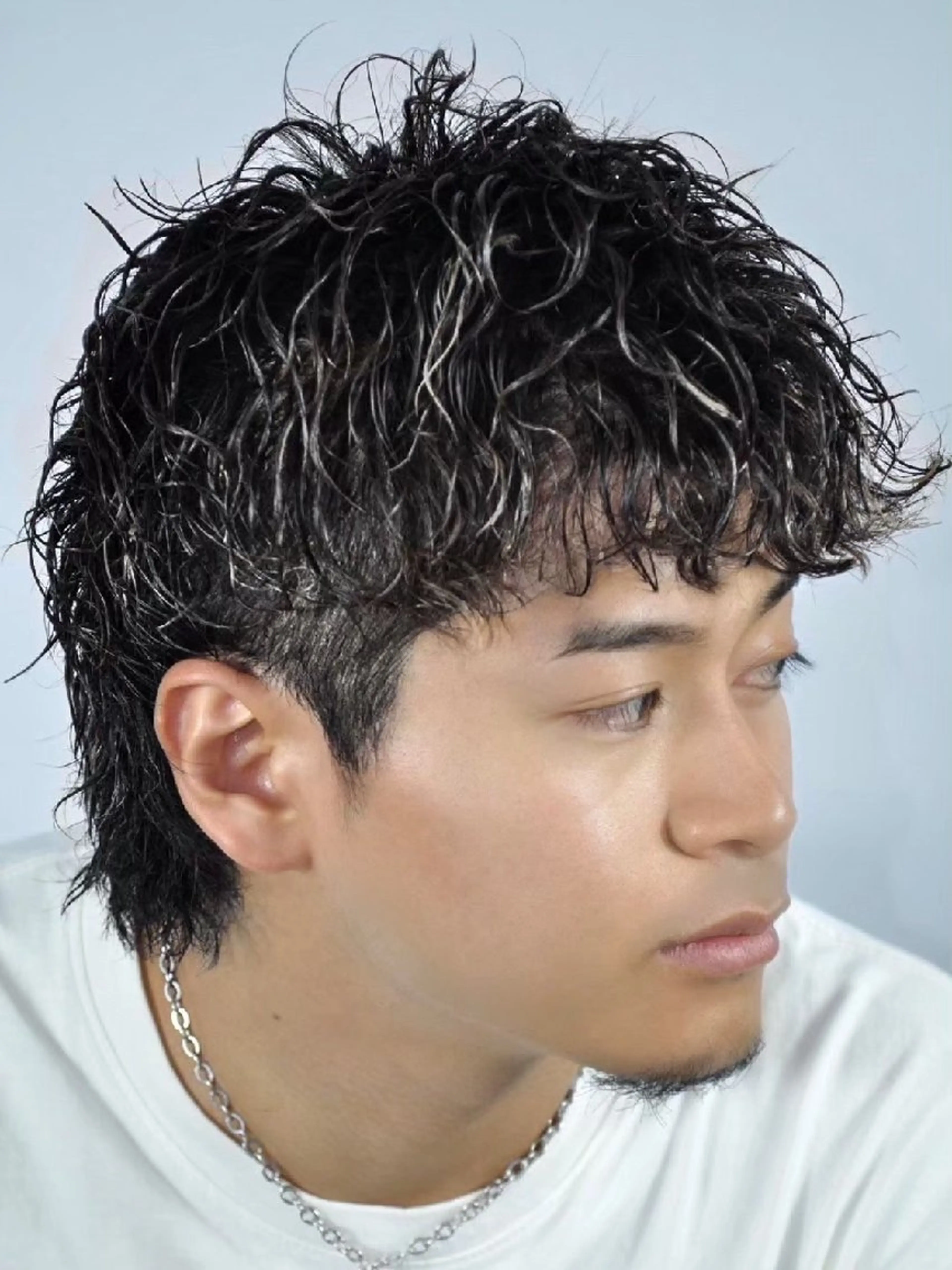 ショート パーマ メンズ 森本 みくのヘアスタイル