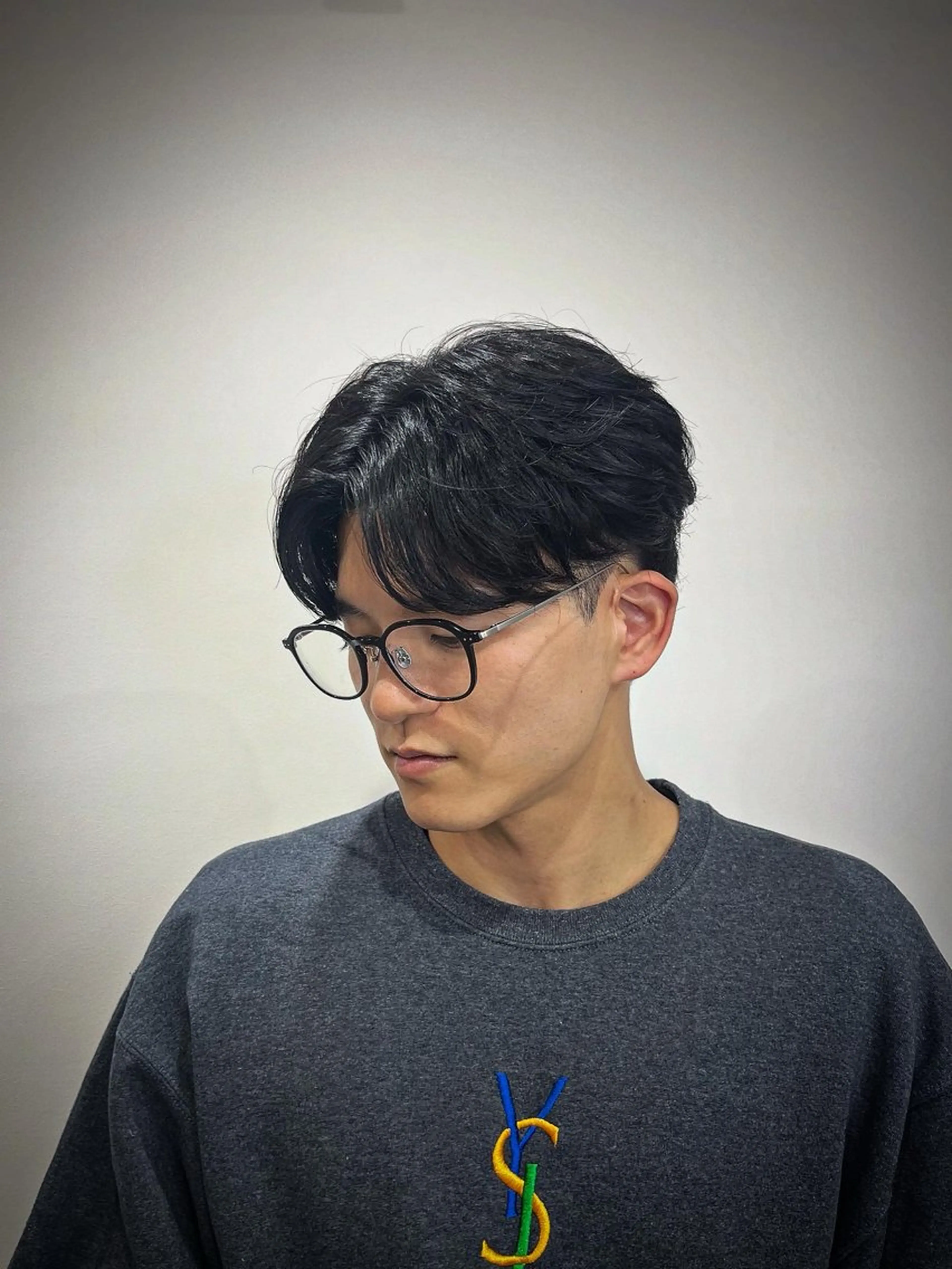 ショート パーマ メンズ フェザーパーマ メンズパーマ カット パーマ 【メンズ特化】金沢 /片町　髙木　功基のヘアスタイル