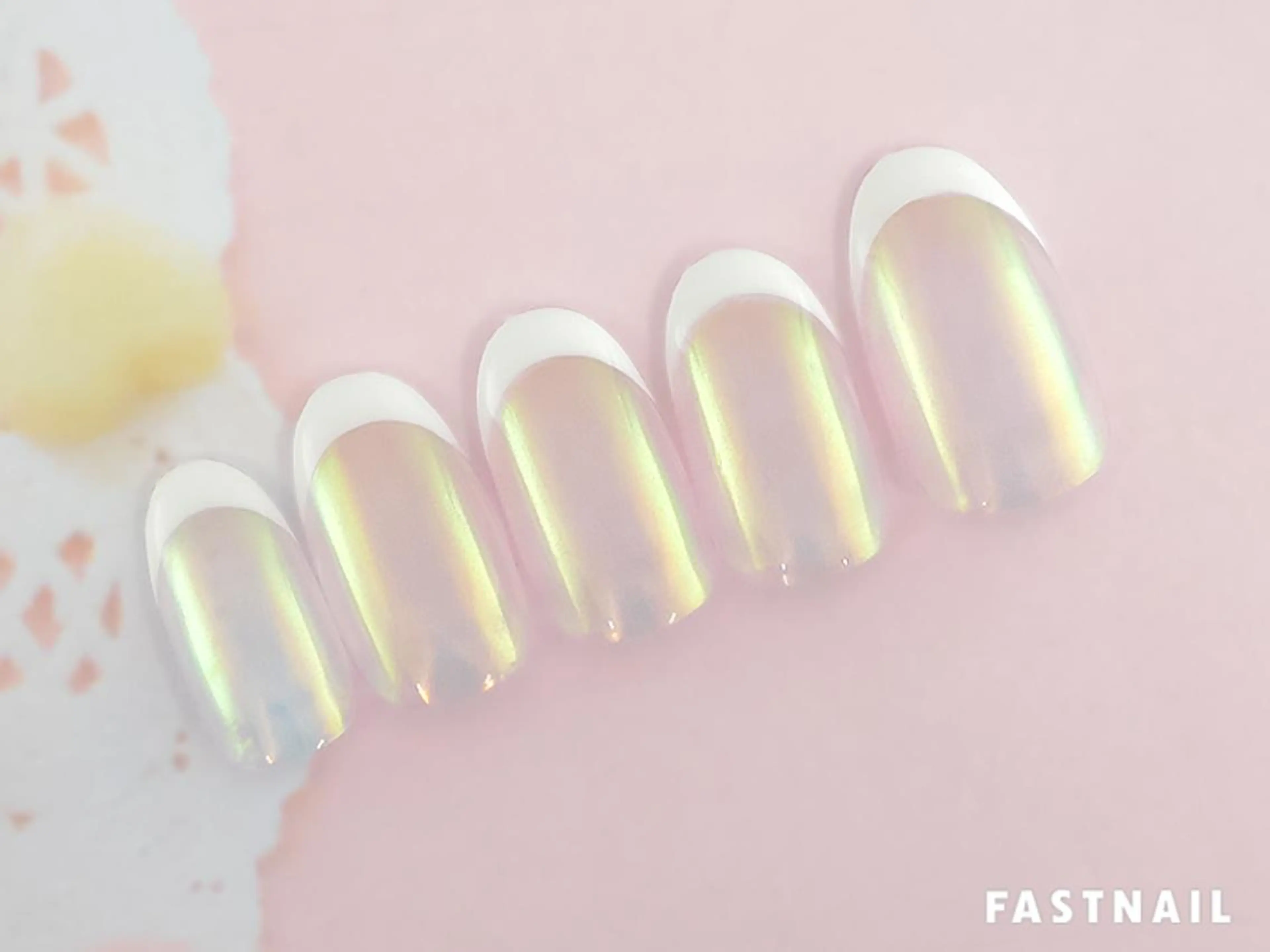 ネイル フレンチネイル ファストネイル ロコ 春日のネイルデザイン