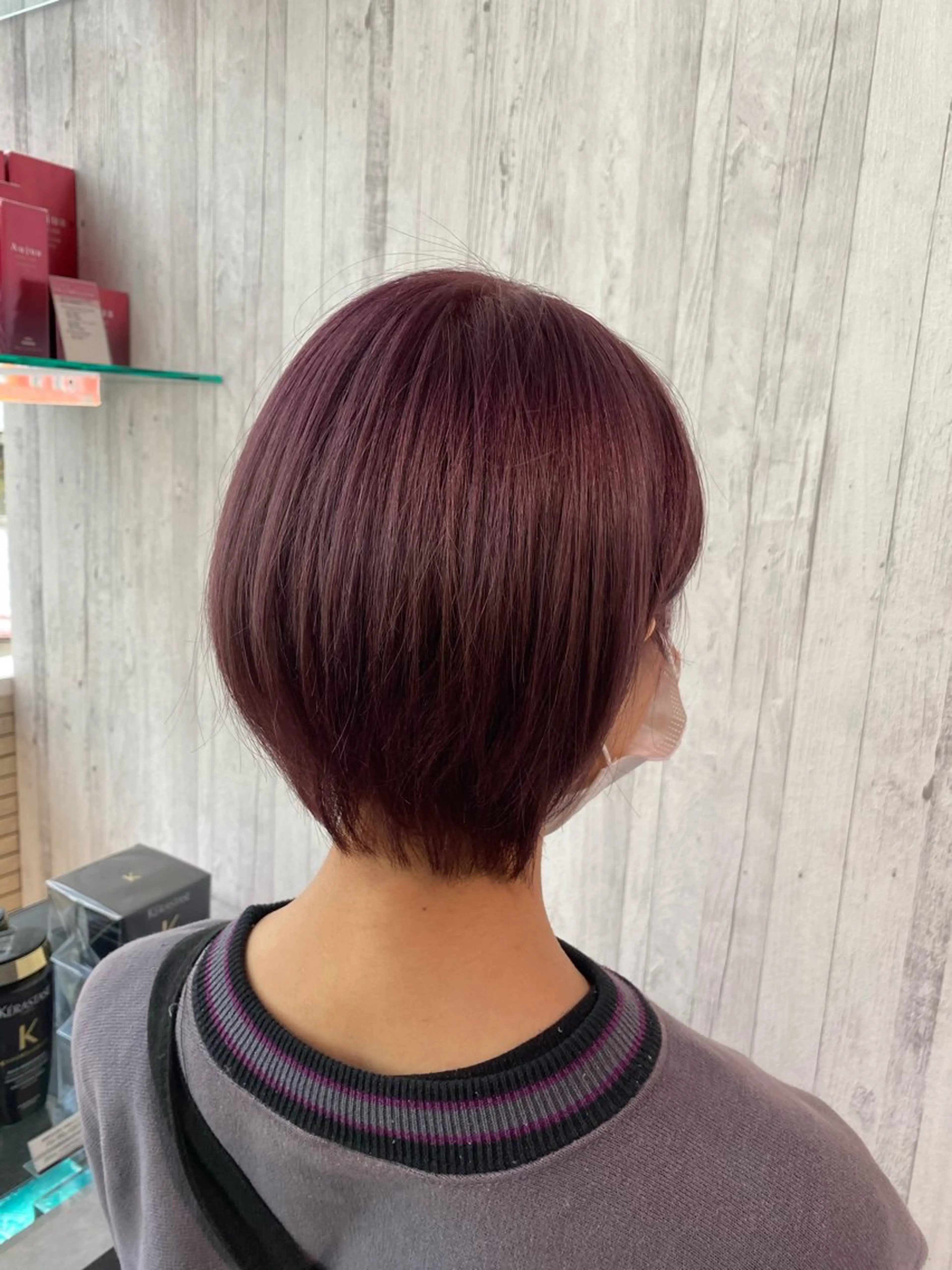 ショート カラー neaf六本木店所属・ボブ／レイヤーボブ ／松尾のヘアスタイル