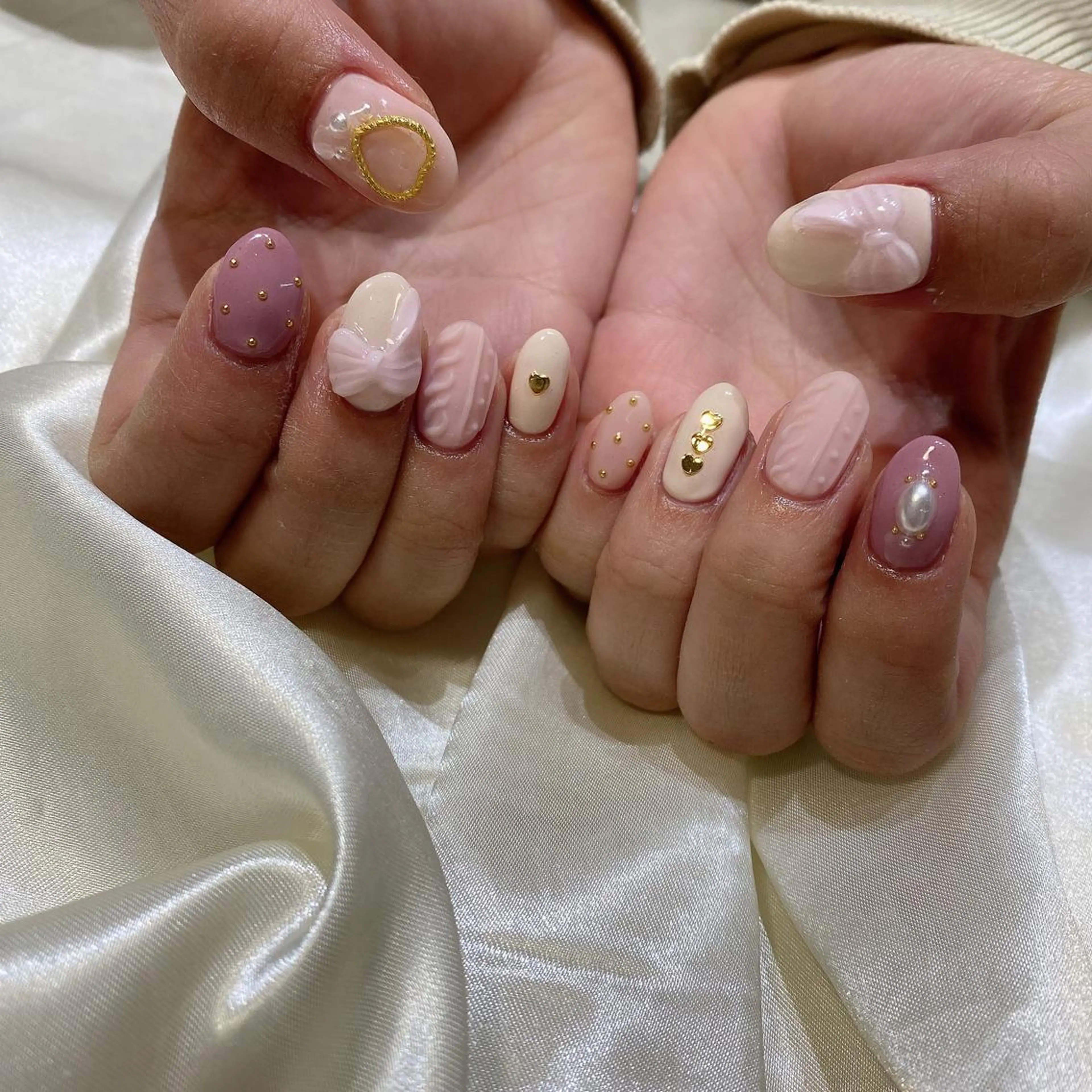 ネイル ハンドネイル 西岡 杏のネイルデザイン