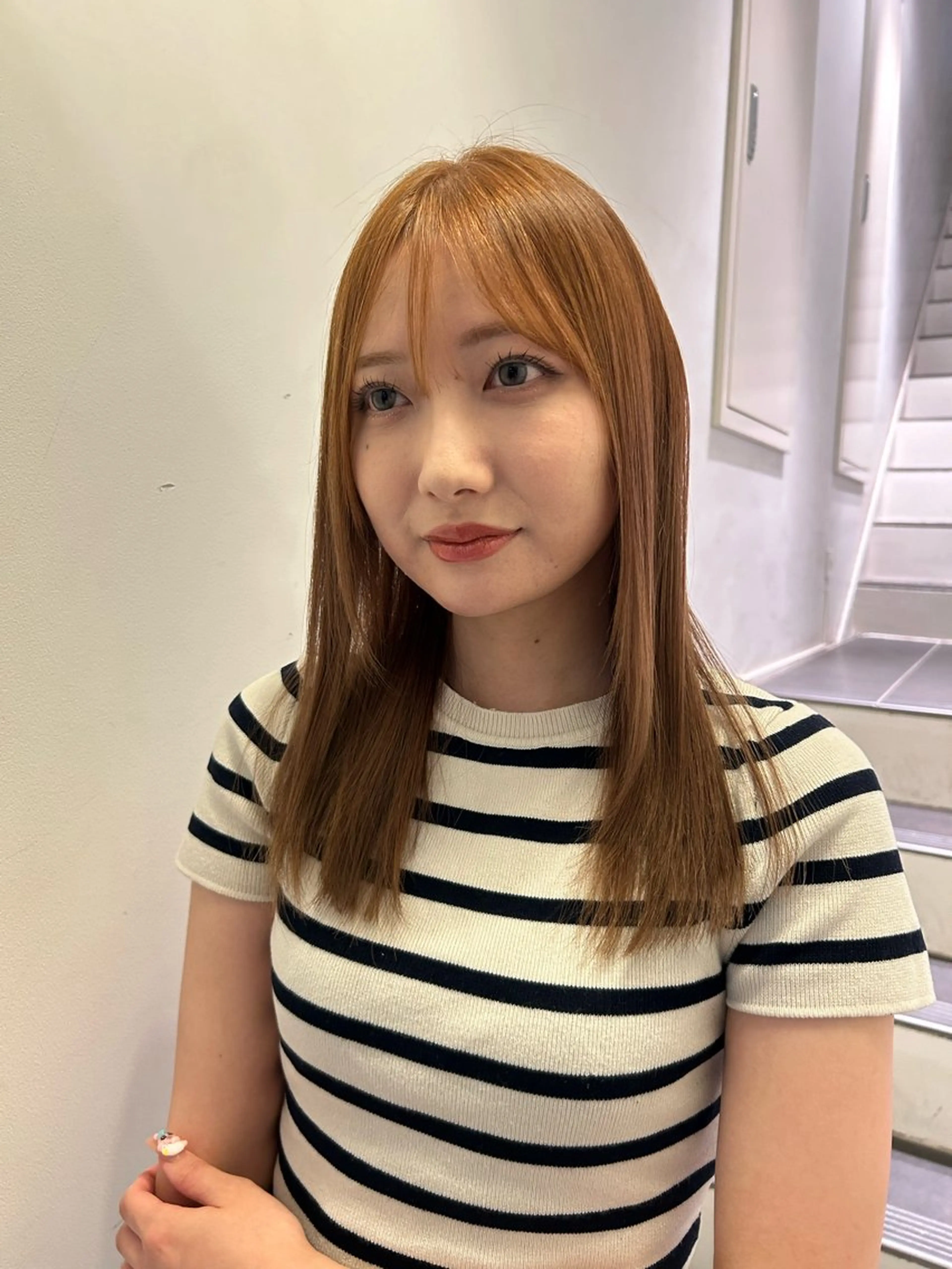 ロング 高山 沙来/レイヤー カット/髪質改善艶髪のヘアスタイル