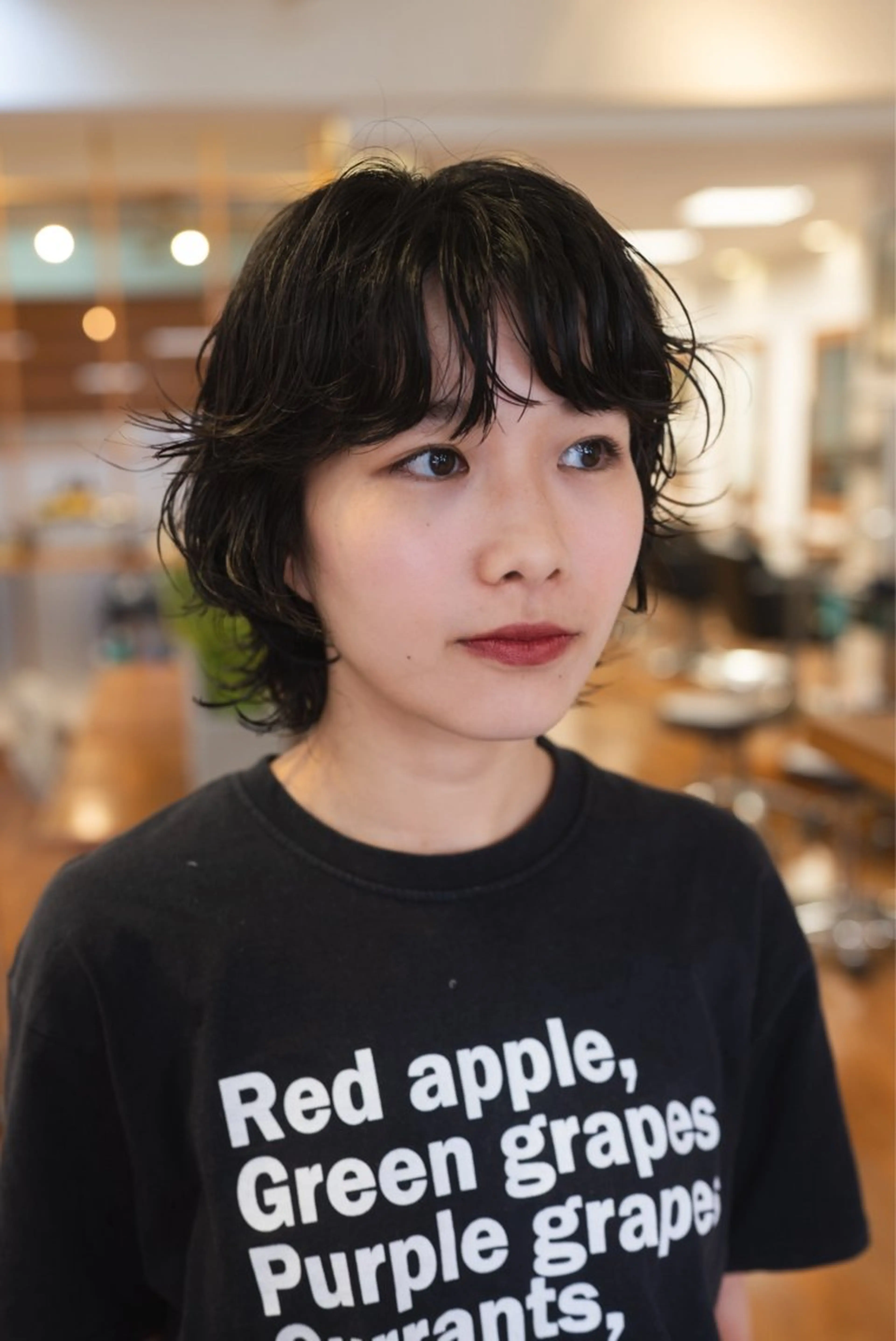 ミディアム ミディアムパーマ ウルフカット カット ヘアカラー パーマ Genta @gegege75のヘアスタイル