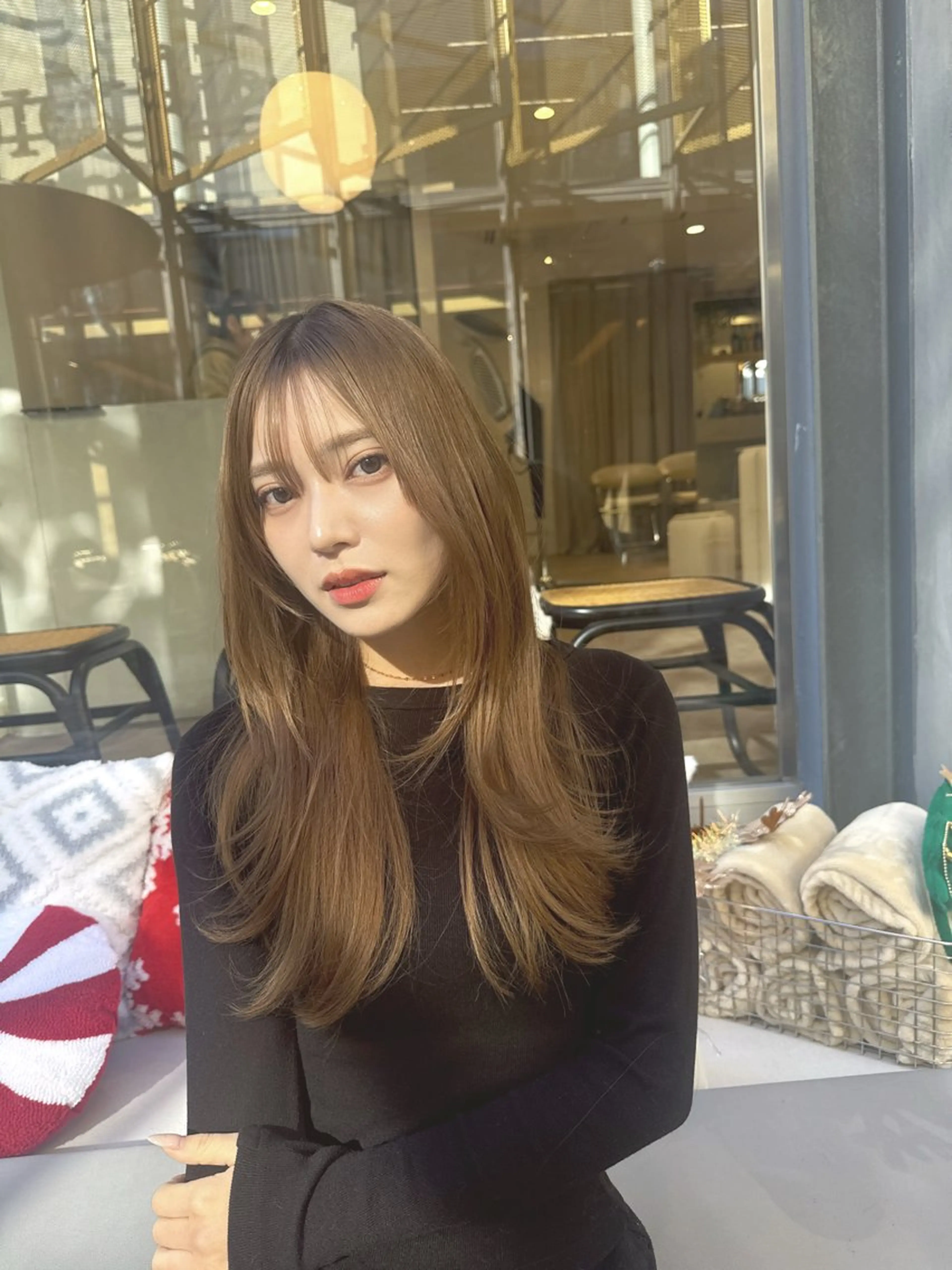 ロング カラー ベージュカラー 透明感カラー レイヤーカット カット ヘアカラー トリートメント 💎透明感カラー特化 💎TAISEIのヘアスタイル