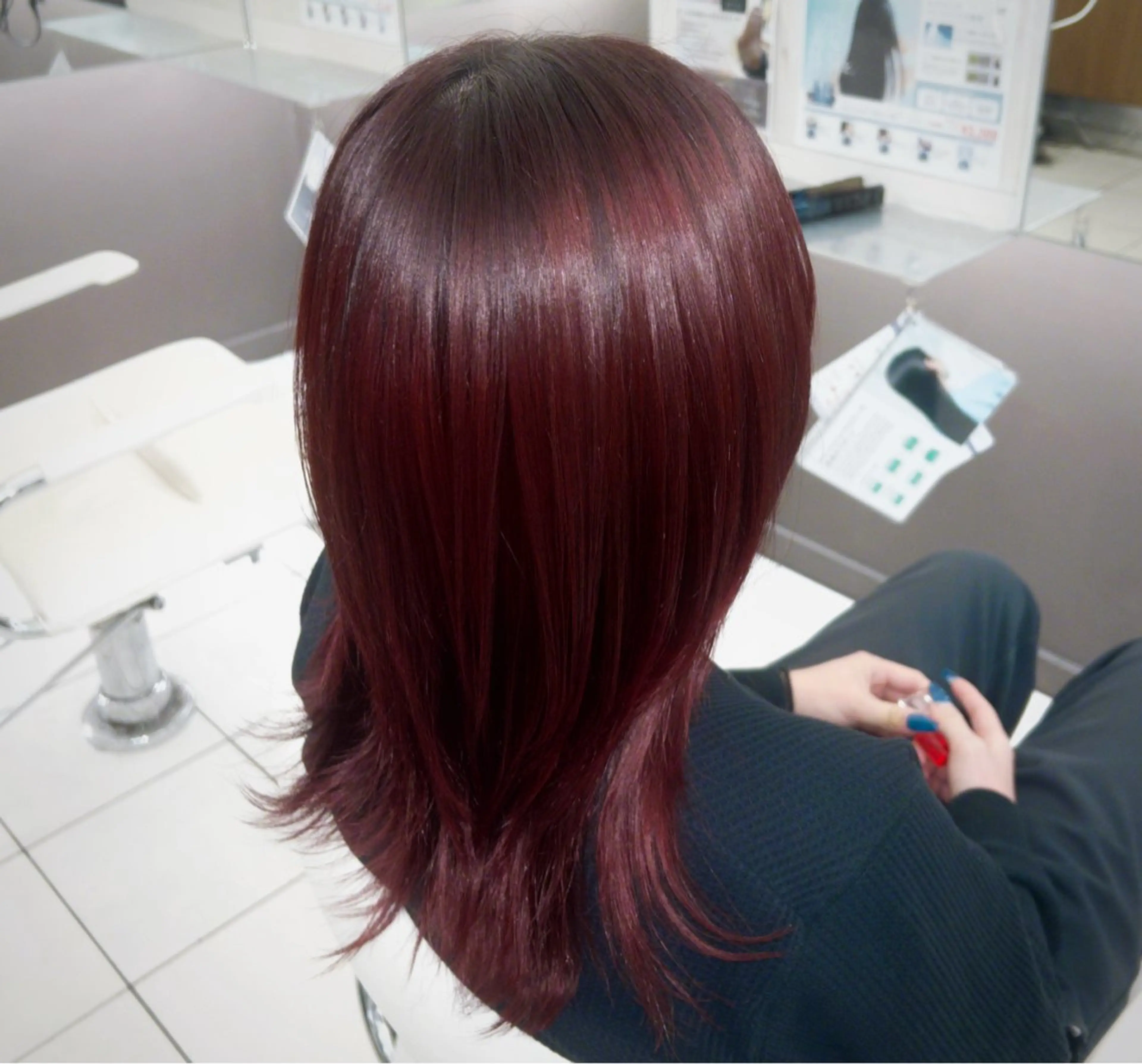 ロング カラー レイヤーカット/ボブ 🪐花木 香菜のヘアスタイル