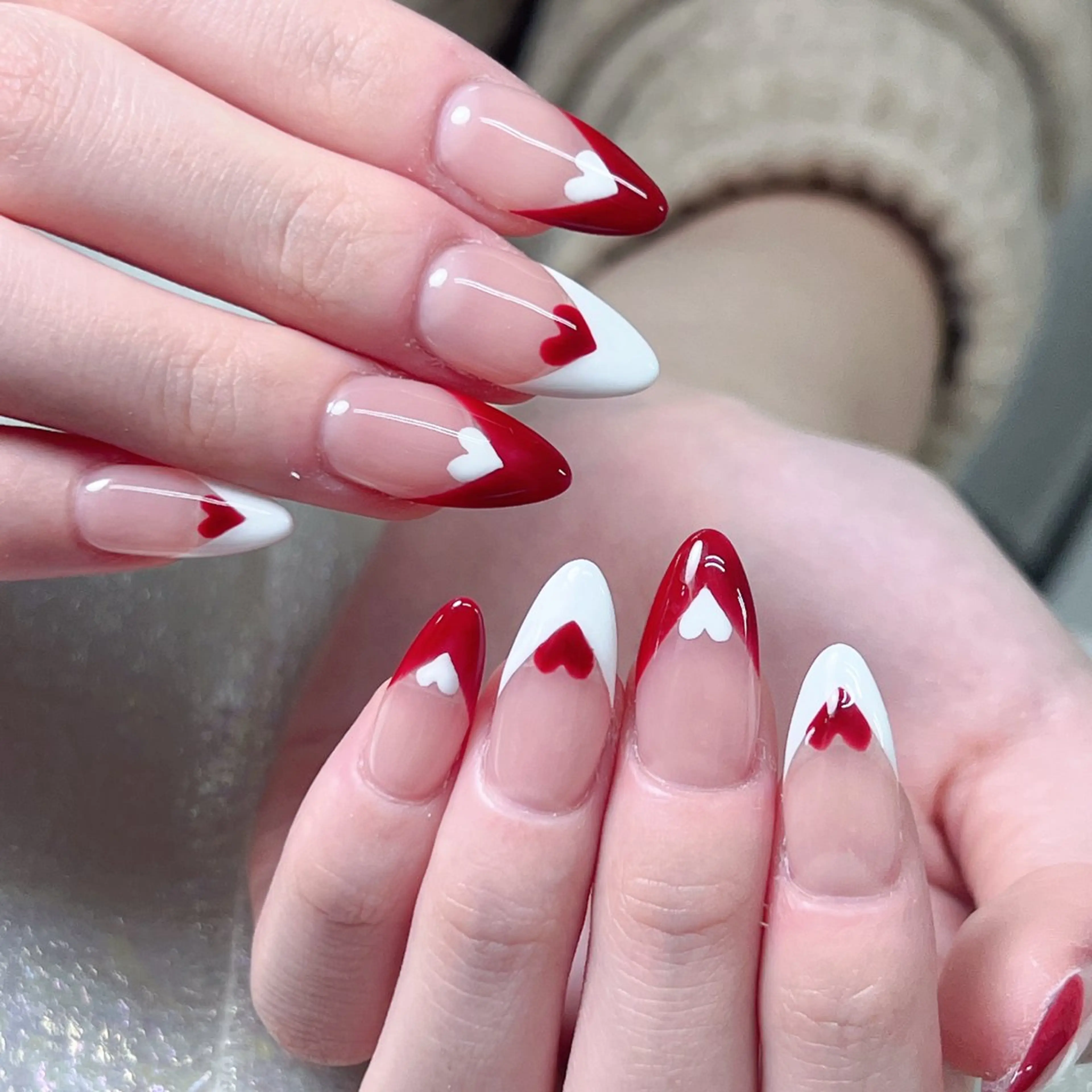 ネイル 長いだし/スカルプ/ パラシェルN.oneのネイルデザイン