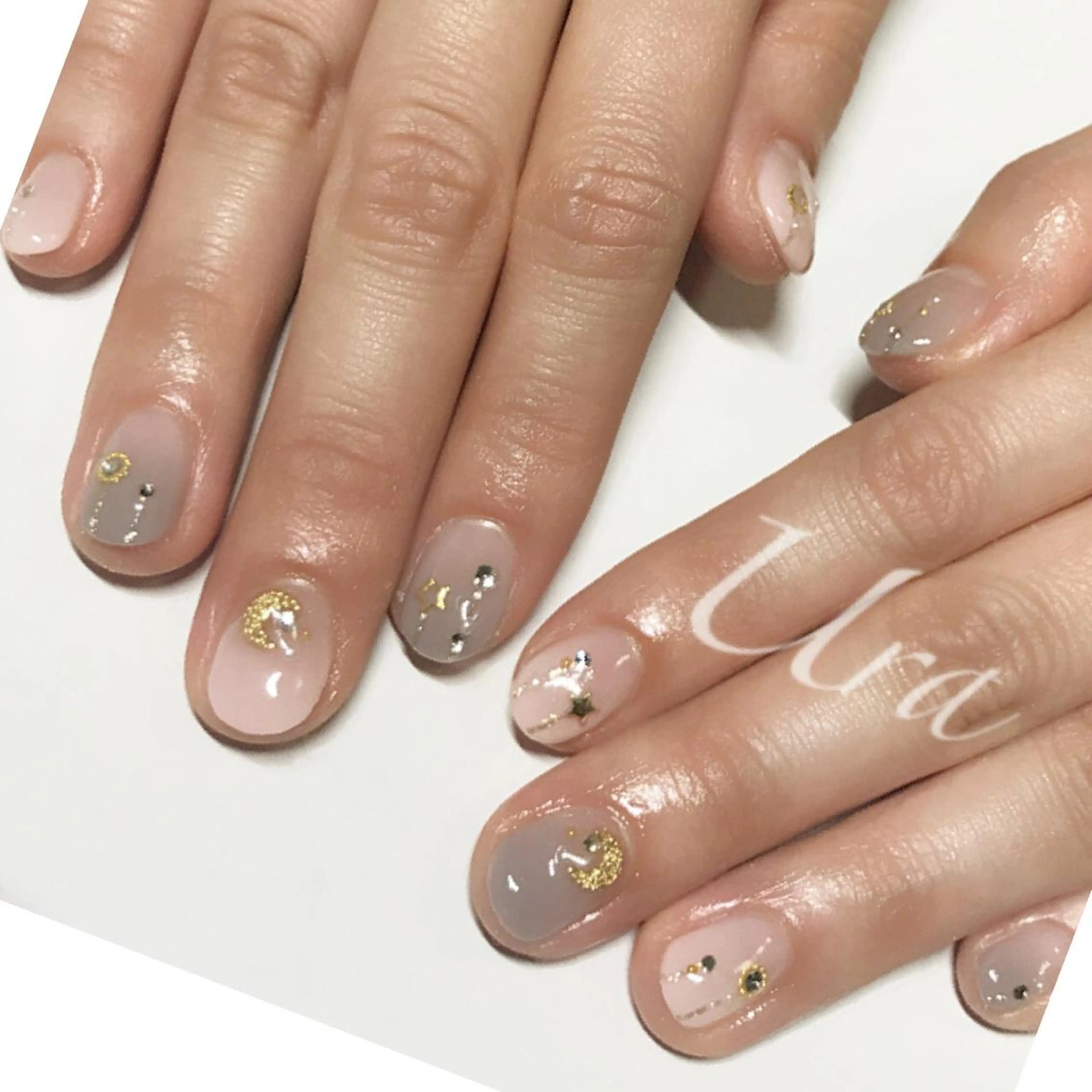 ネイル アートネイル ジェルネイル ピンク UrakoNail 《nail》のネイルデザイン