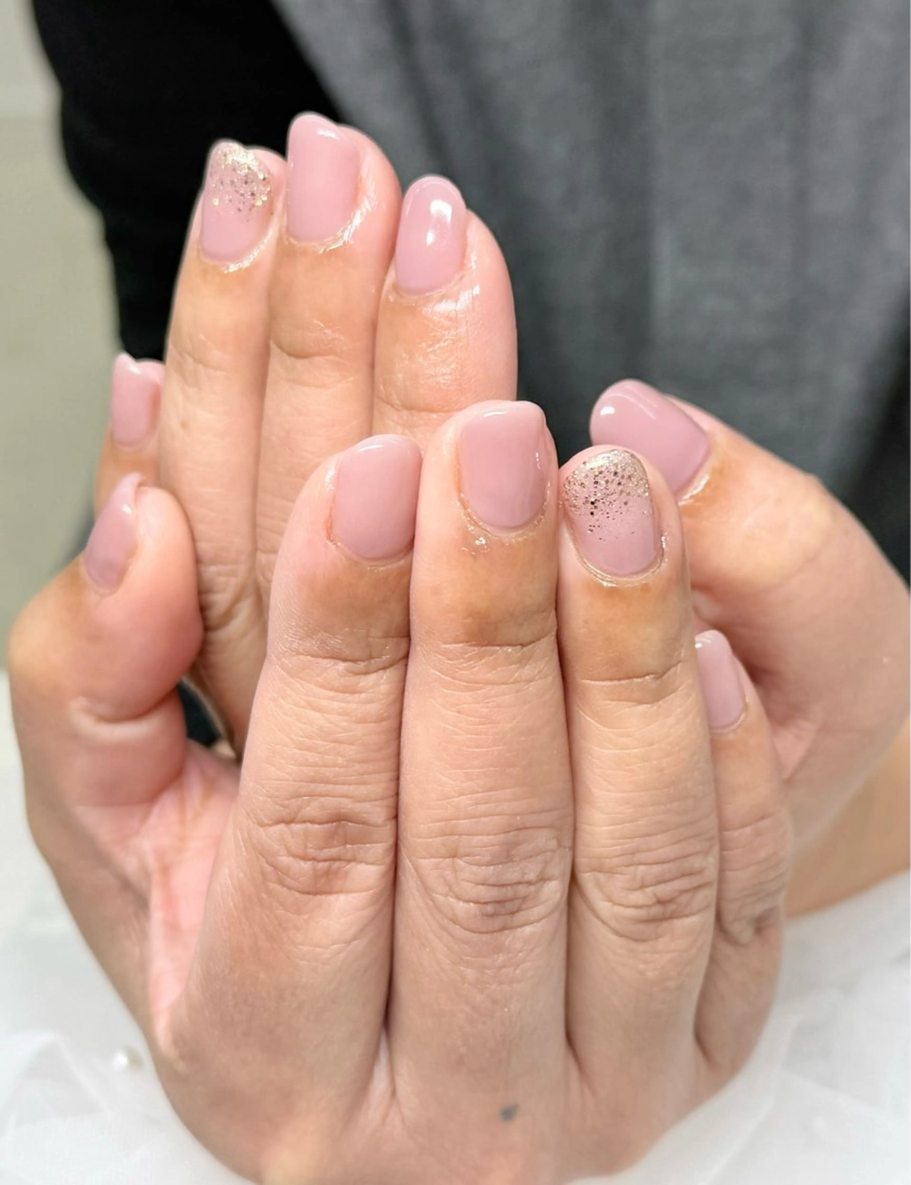 ネイル ジェルネイル ラメ(グリッター) パラジェル ハンドネイル salone Regina 【サローネ　レジーナ】所属・Regina Marinaのネイルデザイン