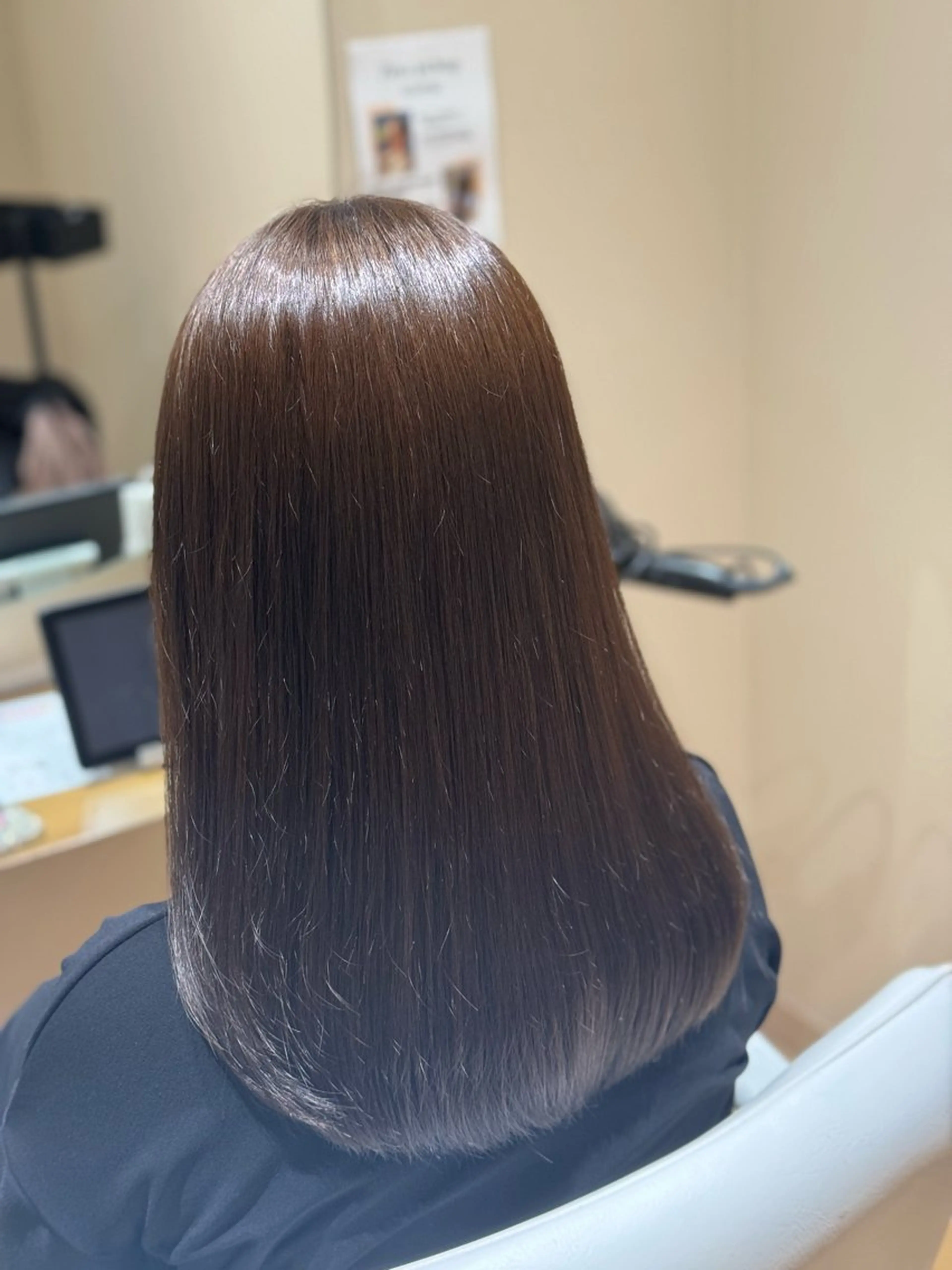 ロング カット 黒島優香🦋 /縮毛矯正/髪質改善のヘアスタイル