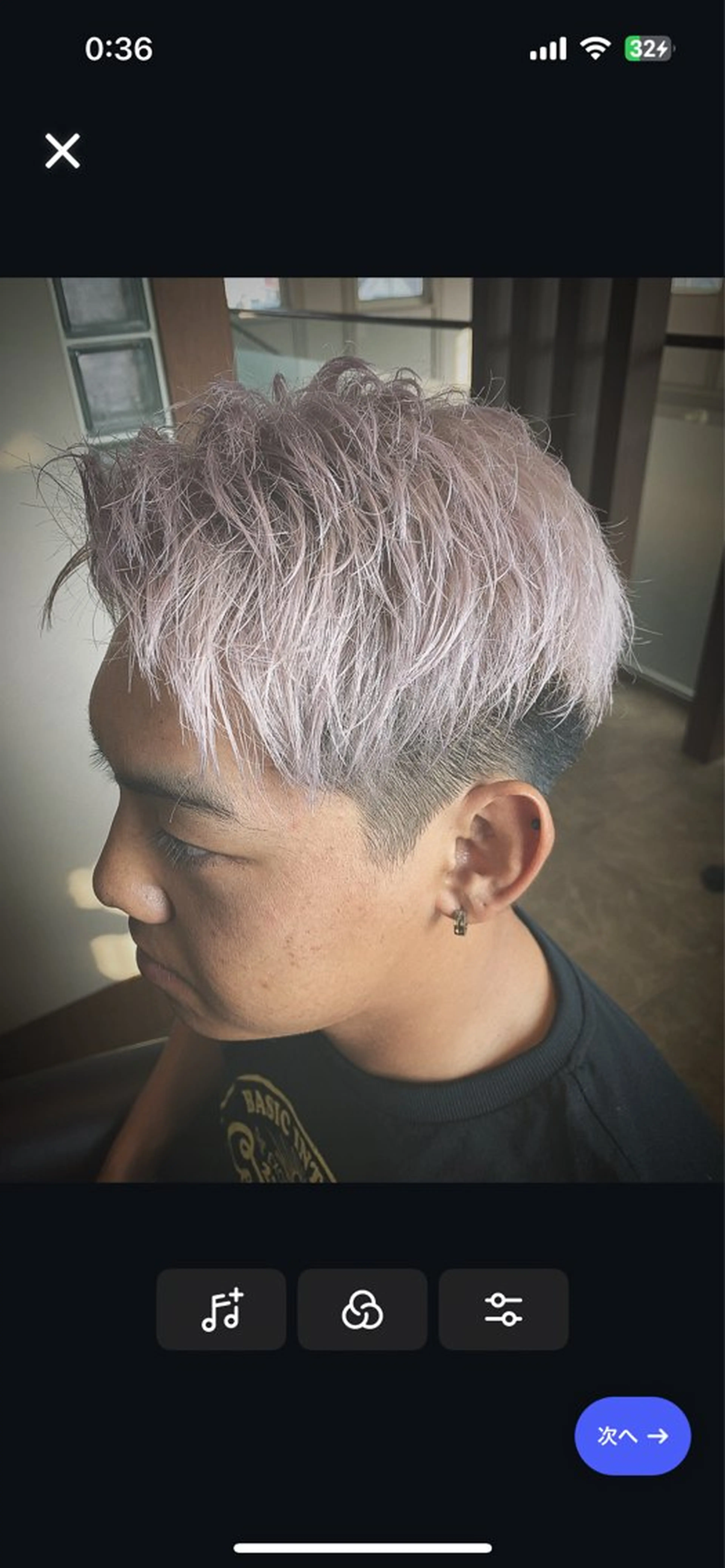 ショート カラー メンズ hair made core所属・メンズスタイル 櫻井康太のヘアスタイル