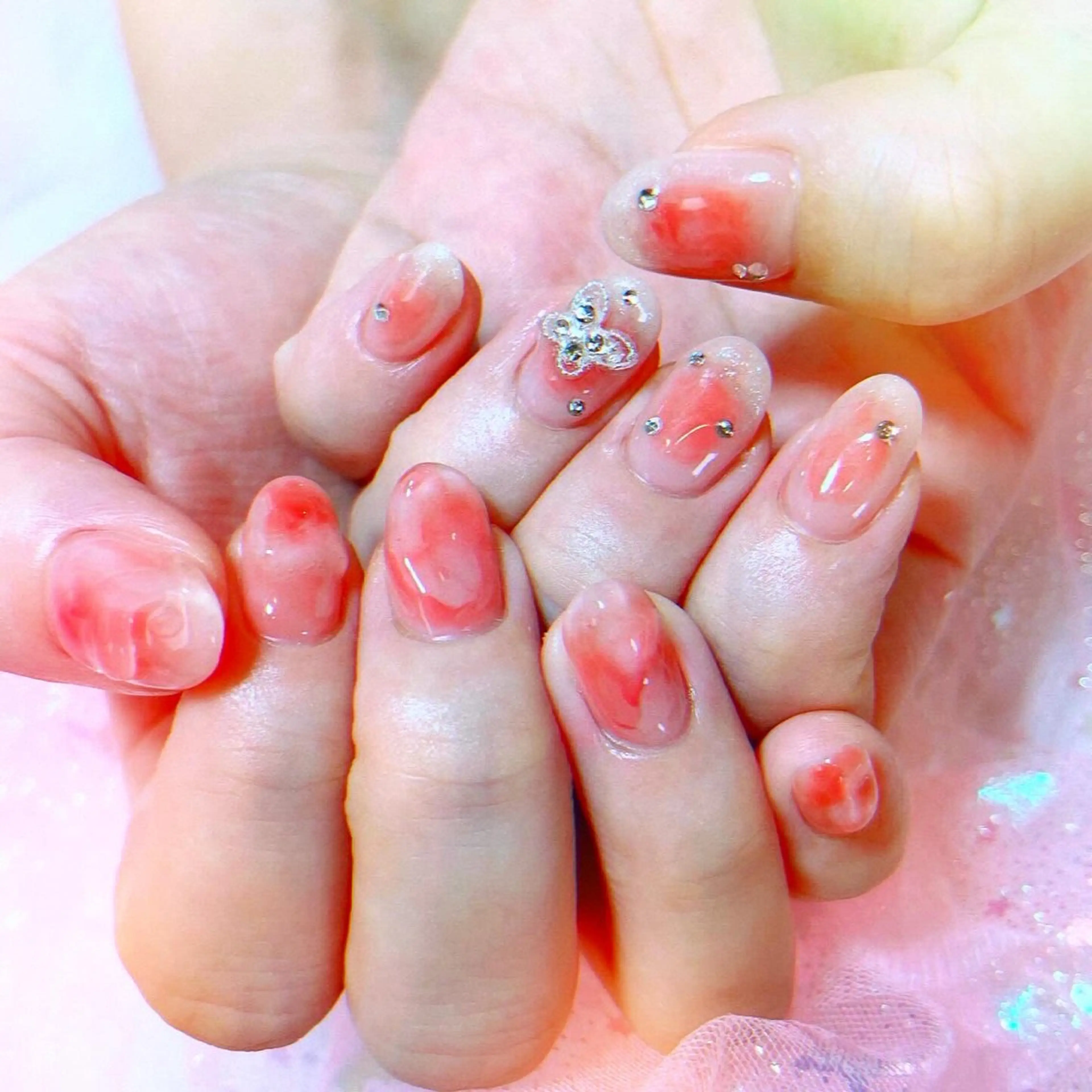 ネイル ニュアンスネイル ハンドネイル ruirui.naildesign所属・RUI ☆のネイルデザイン