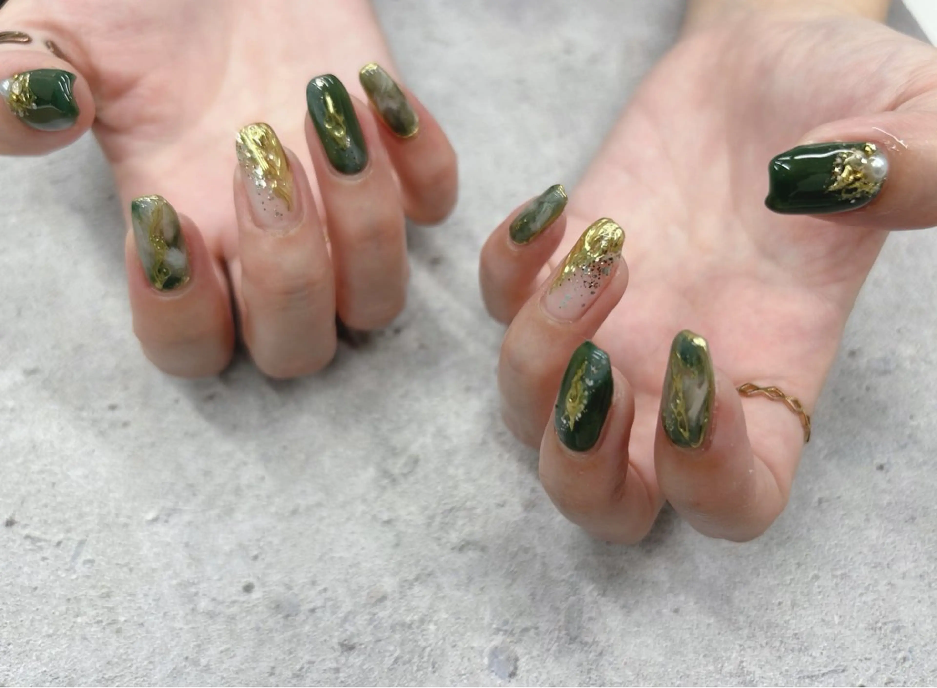 ネイル ニュアンスネイル ハンドネイル Nail Salon agré所属・agré ネイルサロン　アグレのネイルデザイン