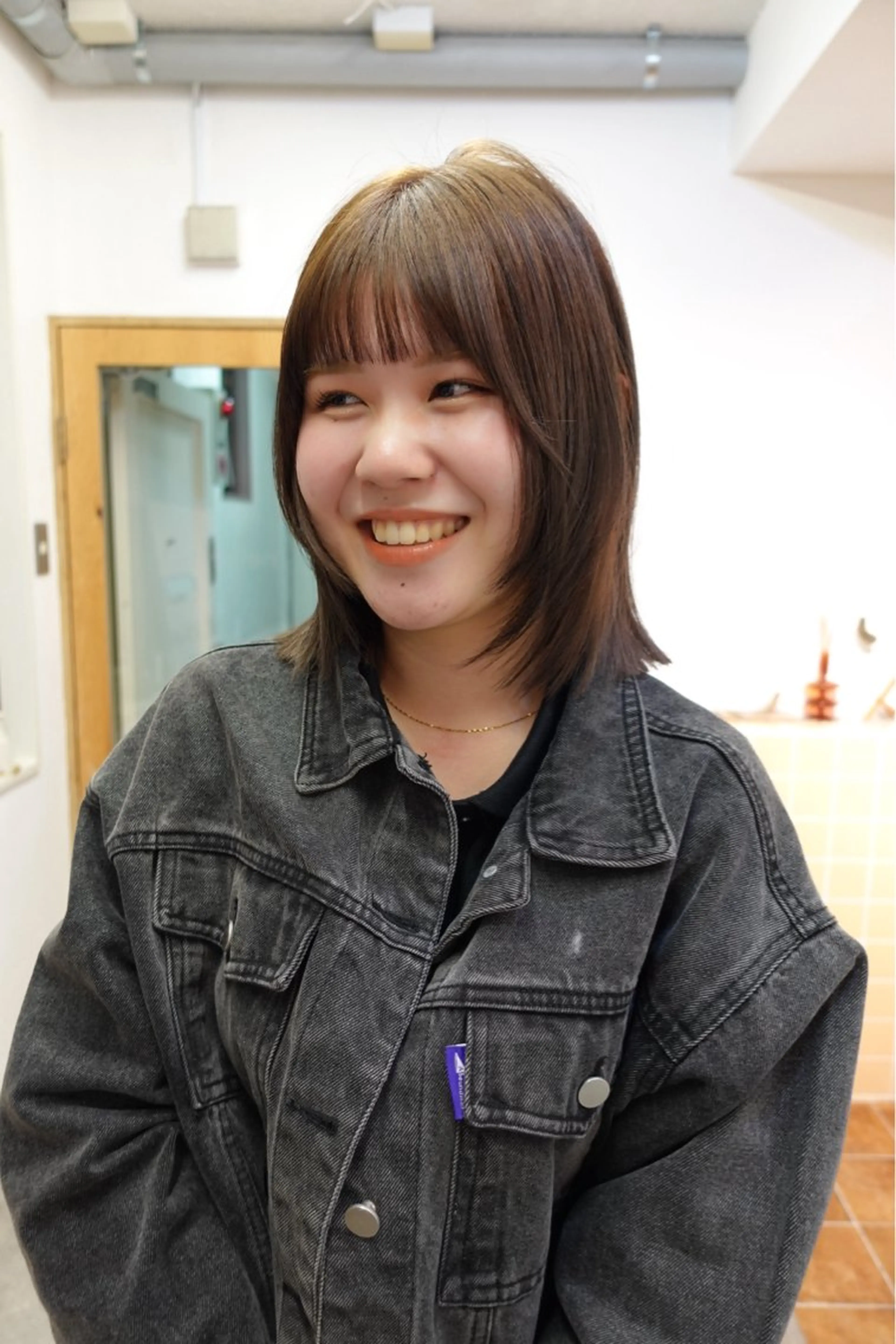 ミディアム カラー カット ヘアカラー トリートメント sakura🌸 レイヤー/韓国ヘアのヘアスタイル