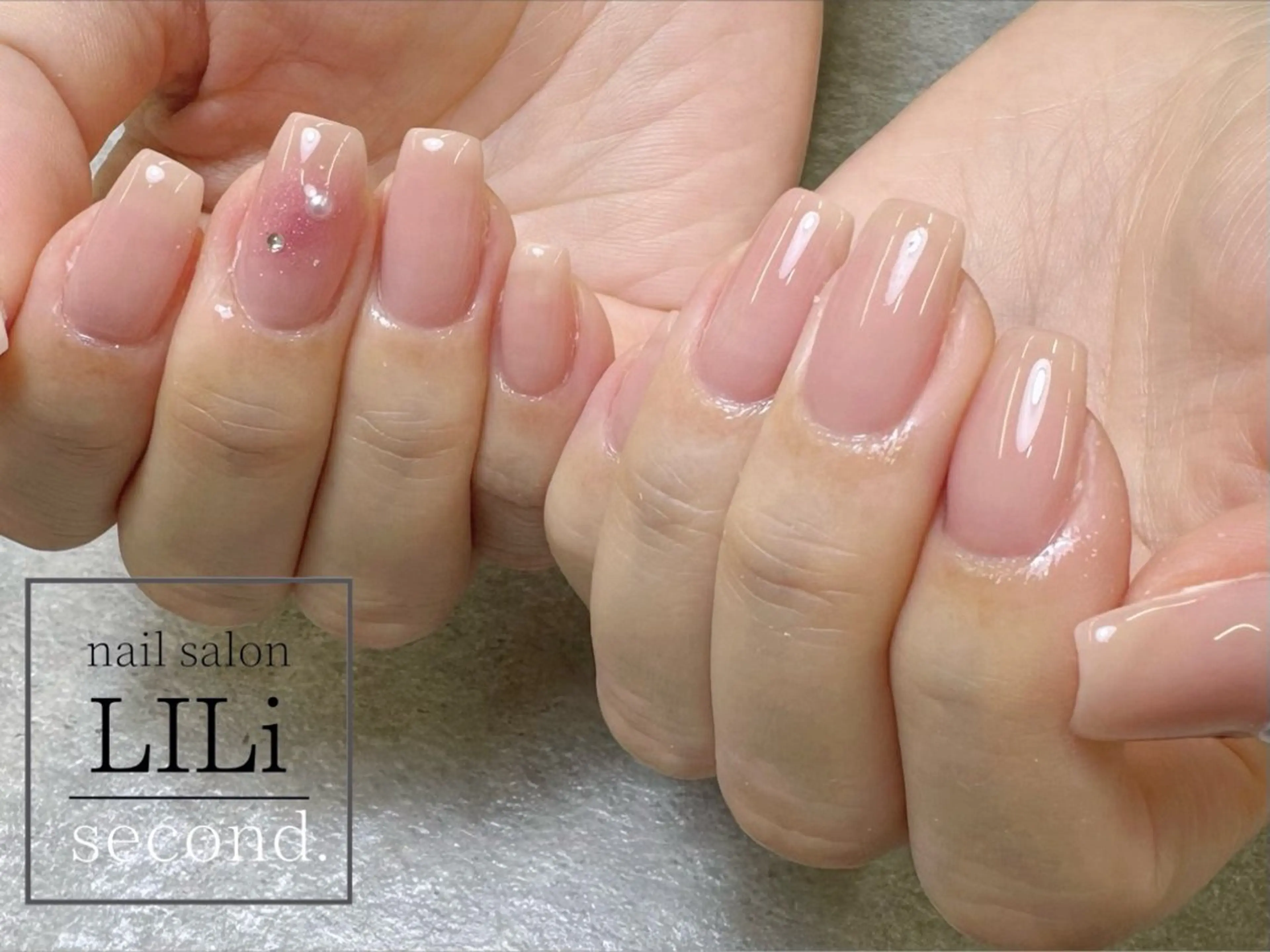 ネイル アートネイル オーロラネイル クリアネイル ジェルネイル ロングネイル nailsalon LILi third.所属・Yukino .のネイルデザイン