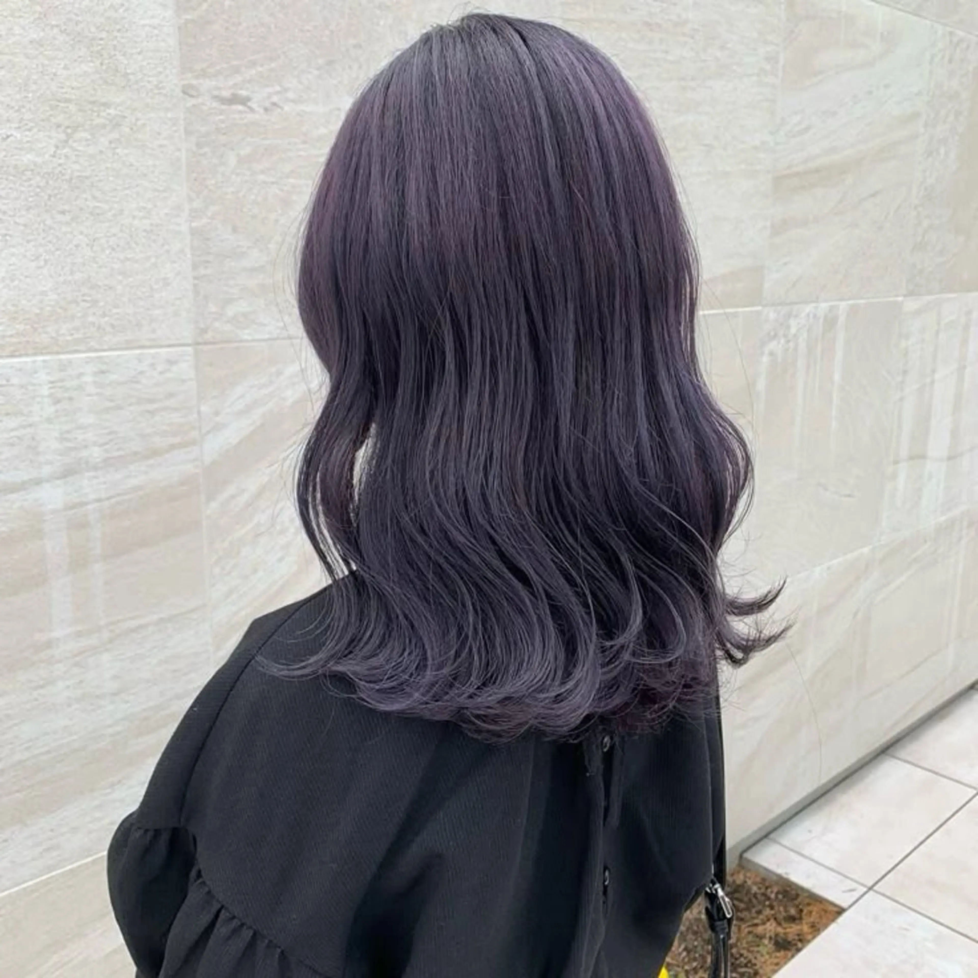 セミロング カラー ヘアカラー トリートメント Mio/髪質改善 透明感カラー/西梅田のヘアスタイル